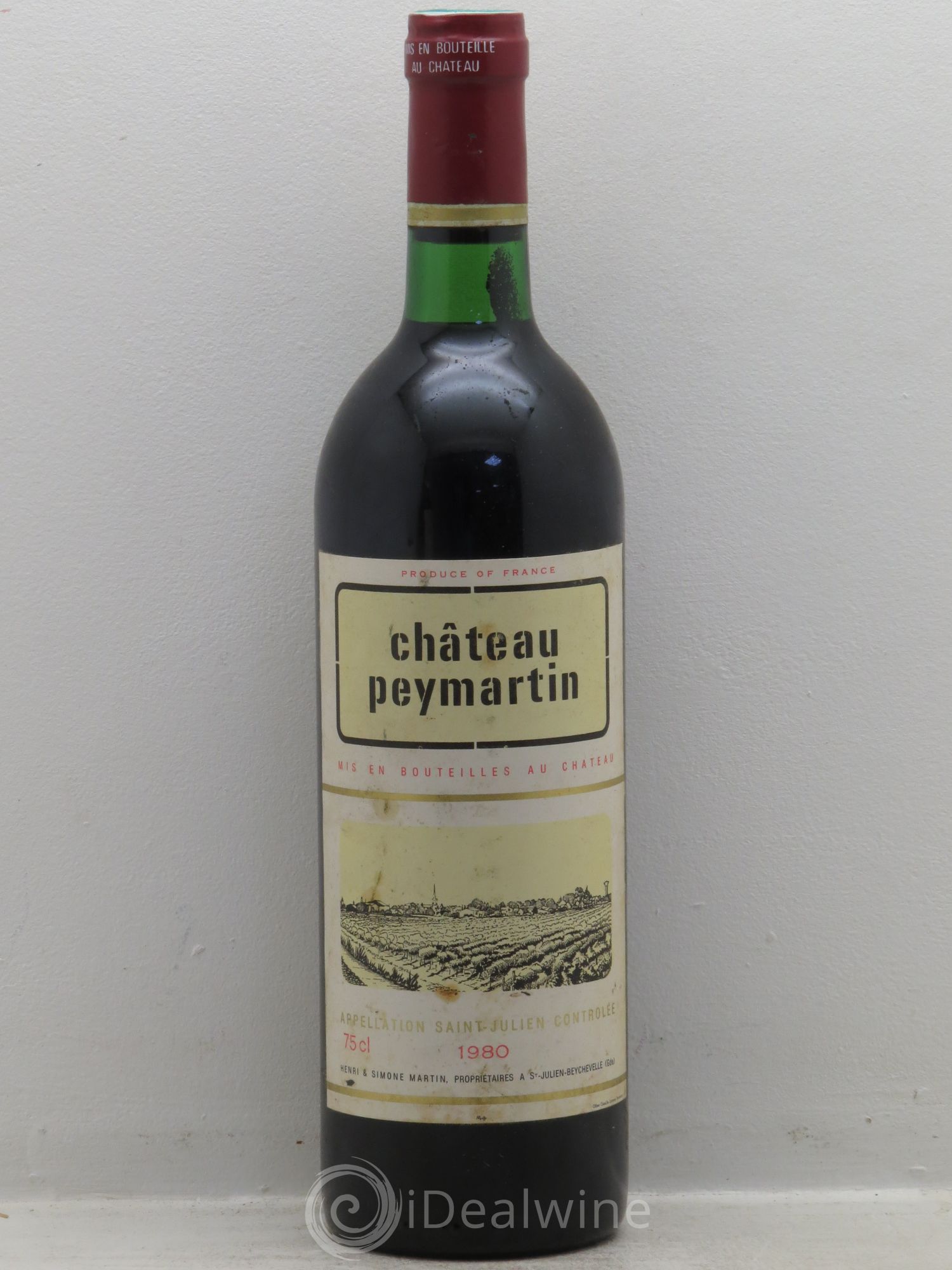 Saint-Julien Château Peymartin 1980 - Lot de 1 bouteille - 0