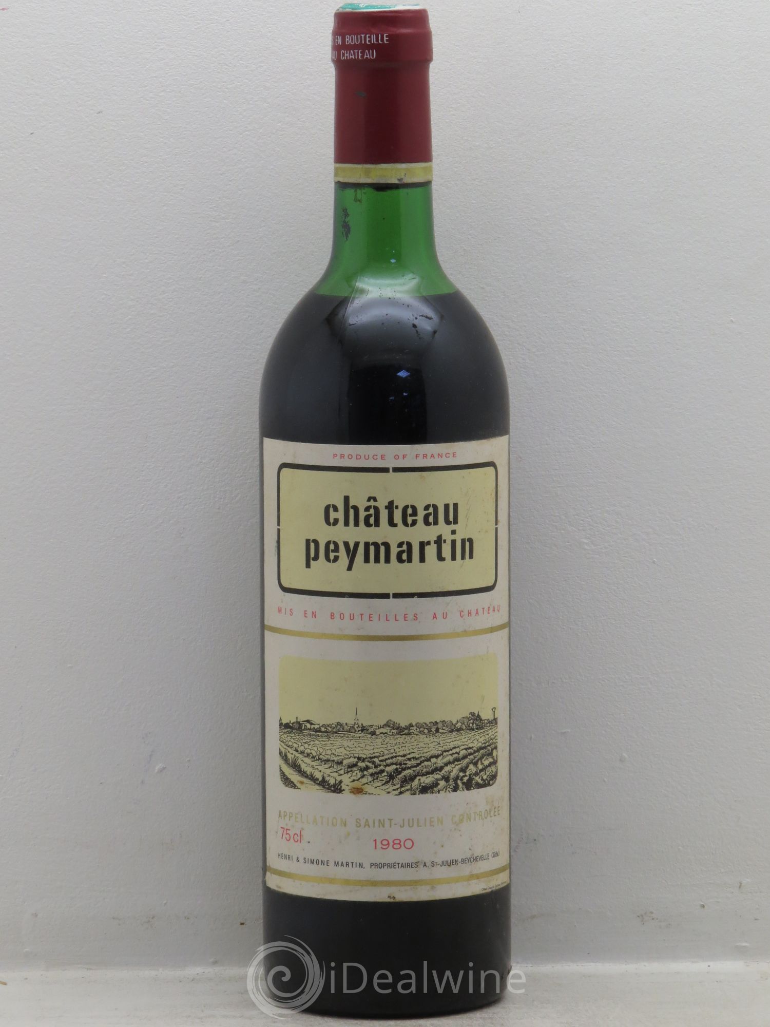 Saint-Julien Château Peymartin 1980 - Lot de 1 bouteille - 0