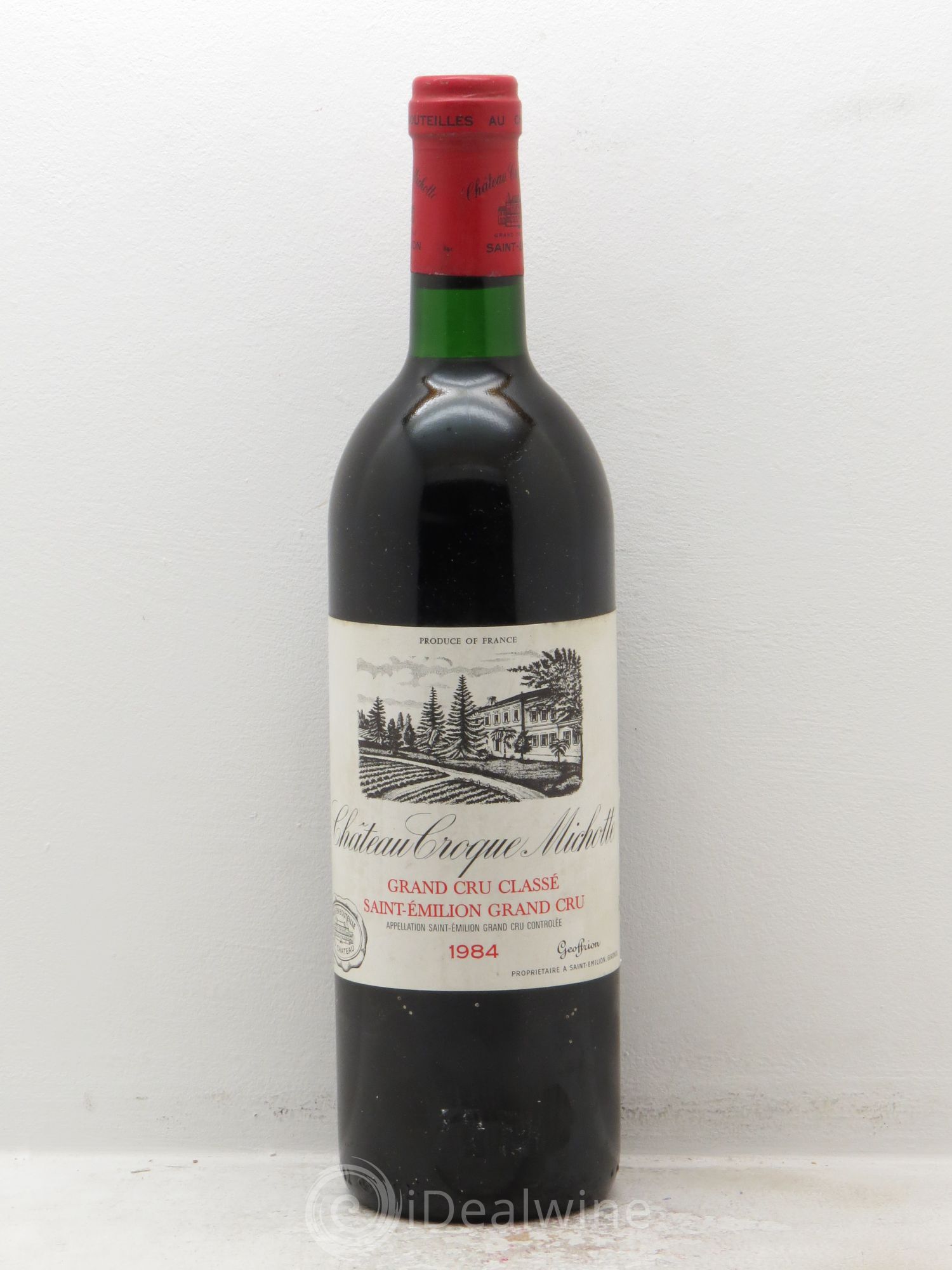 Château Croque Michotte 1984 - Lot de 1 bouteille - 0