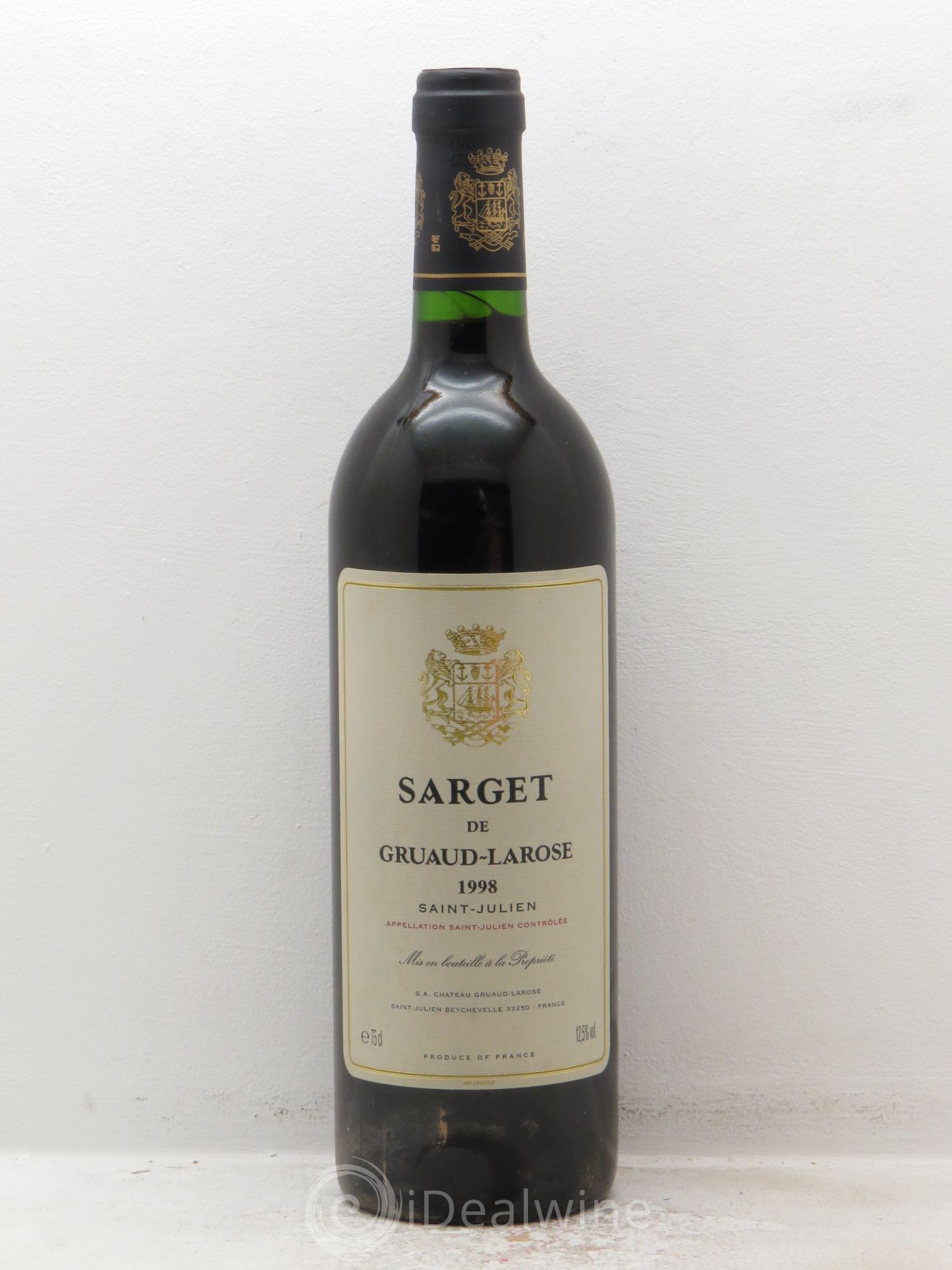 Sarget de Gruaud Larose Second Vin 1998 - Lot de 1 bouteille - 0
