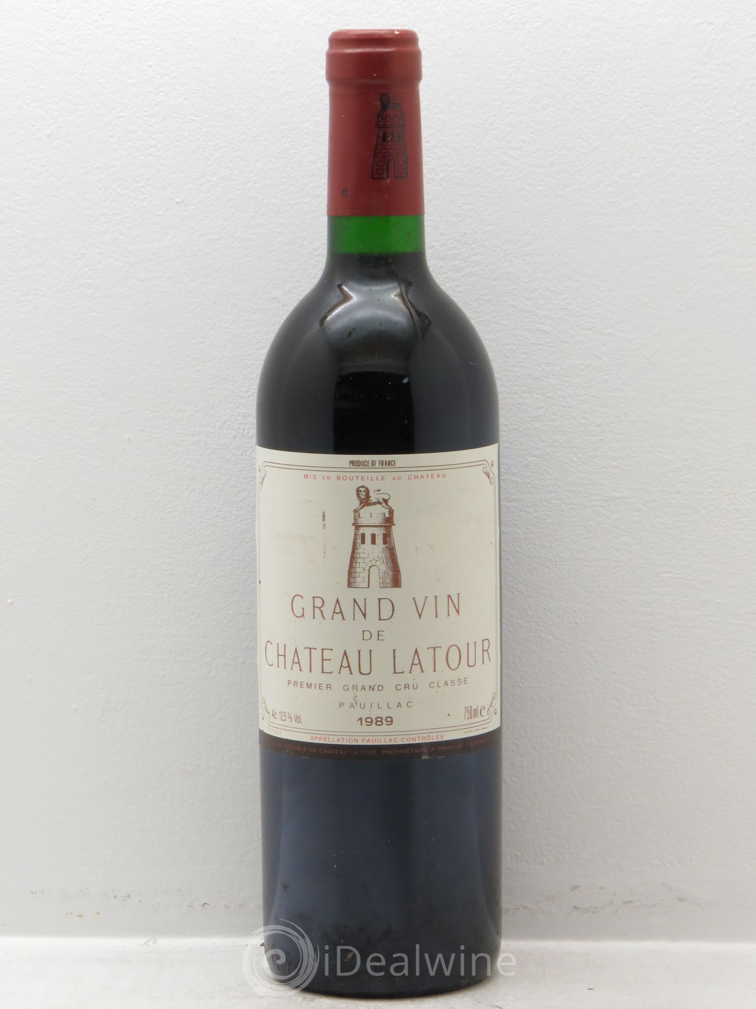 Château Latour 1er Grand Cru Classé 1989 - Lot de 1 bouteille - 0