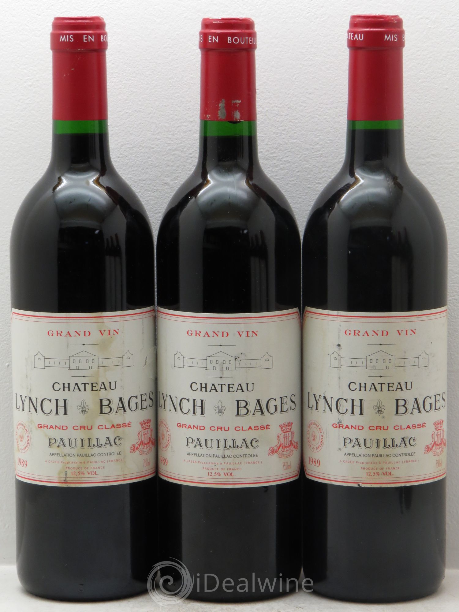 Château Lynch Bages 5ème Grand Cru Classé 1989 - Lot de 6 bouteilles - 2
