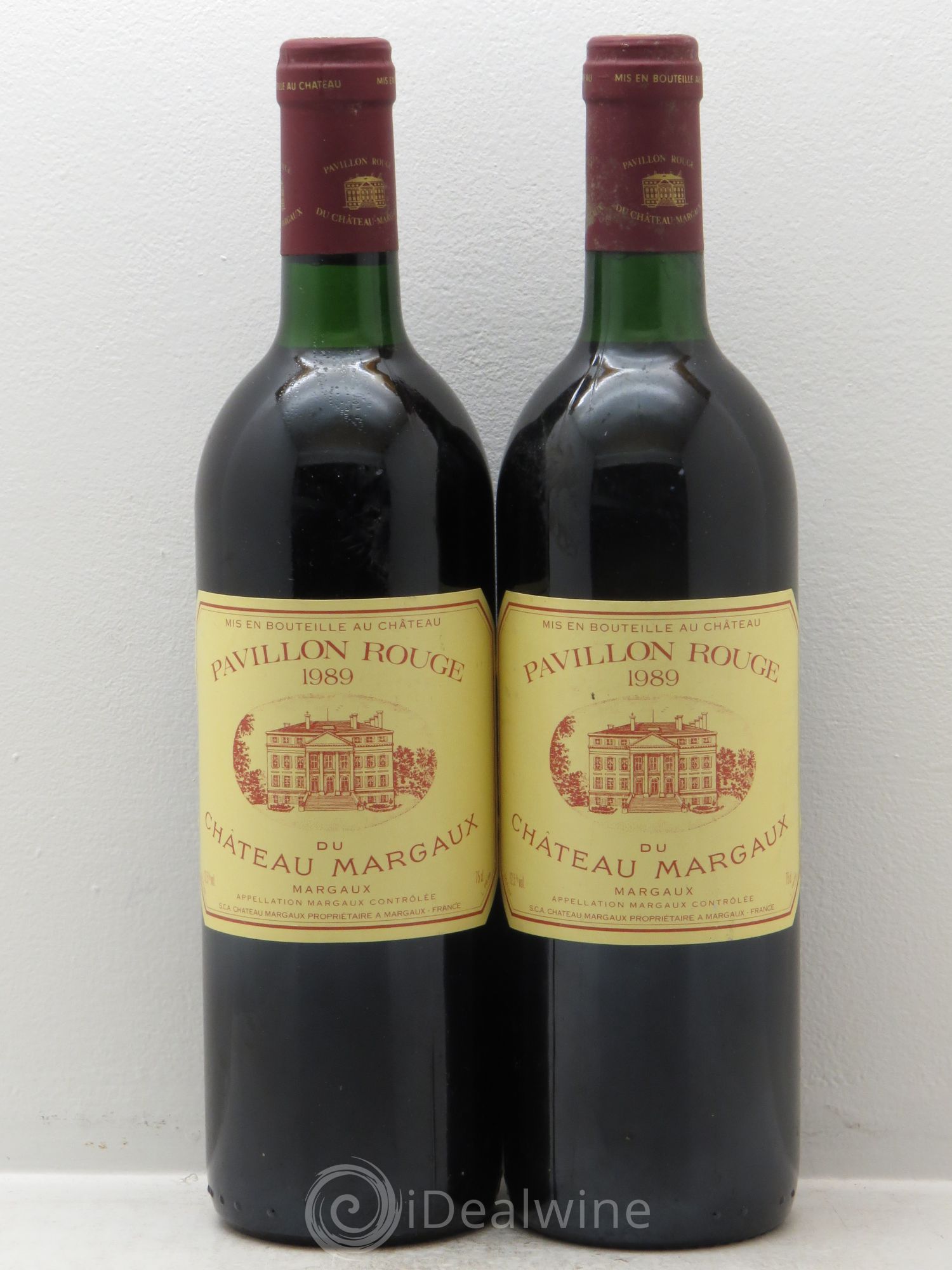 Pavillon Rouge du Château Margaux Second Vin 1989 - Lot de 2 bouteilles - 0