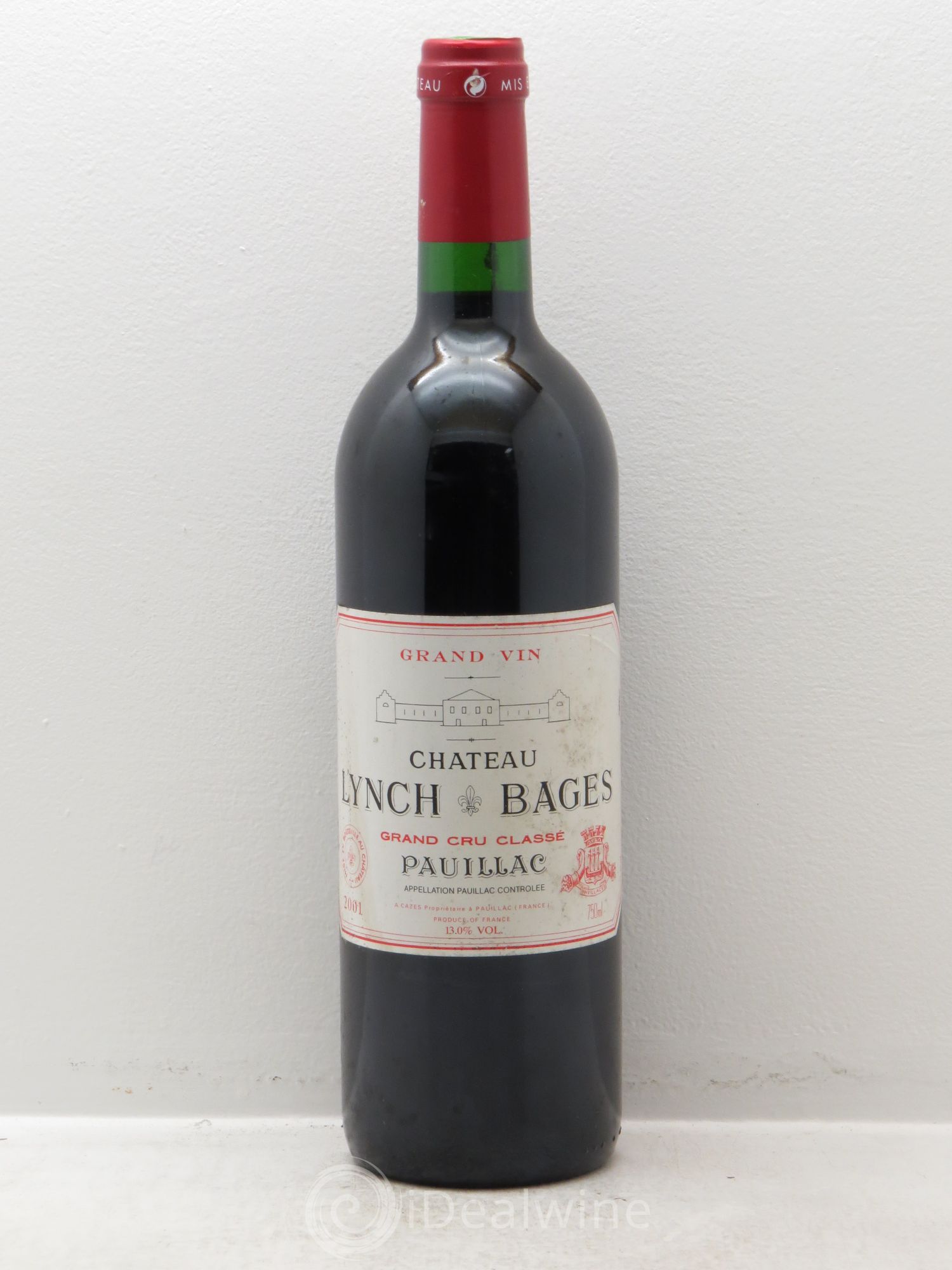 Château Lynch Bages 5ème Grand Cru Classé 2001 - Lot de 1 bouteille - 0