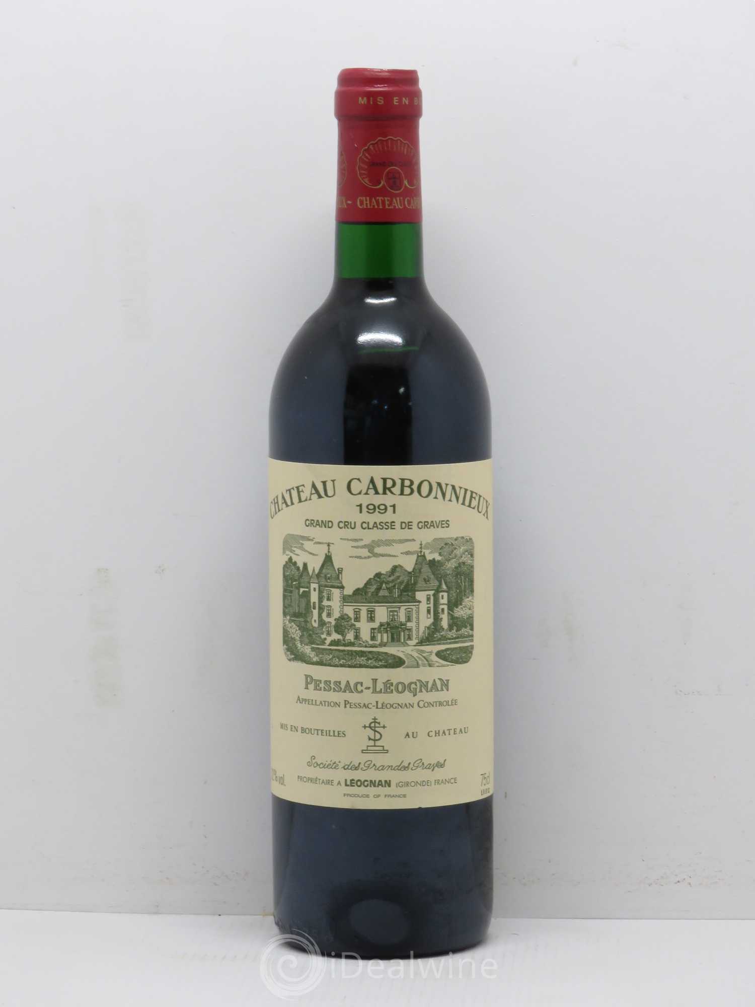 Château Carbonnieux Cru Classé de Graves 1991 - Lot de 1 bouteille - 0
