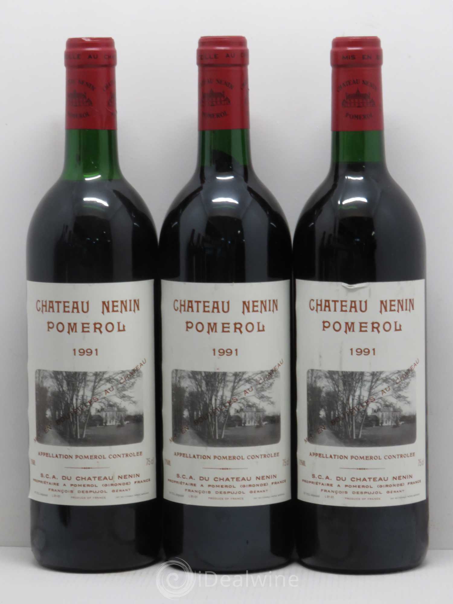 Château Nenin 1991 - Lot de 6 bouteilles - 1