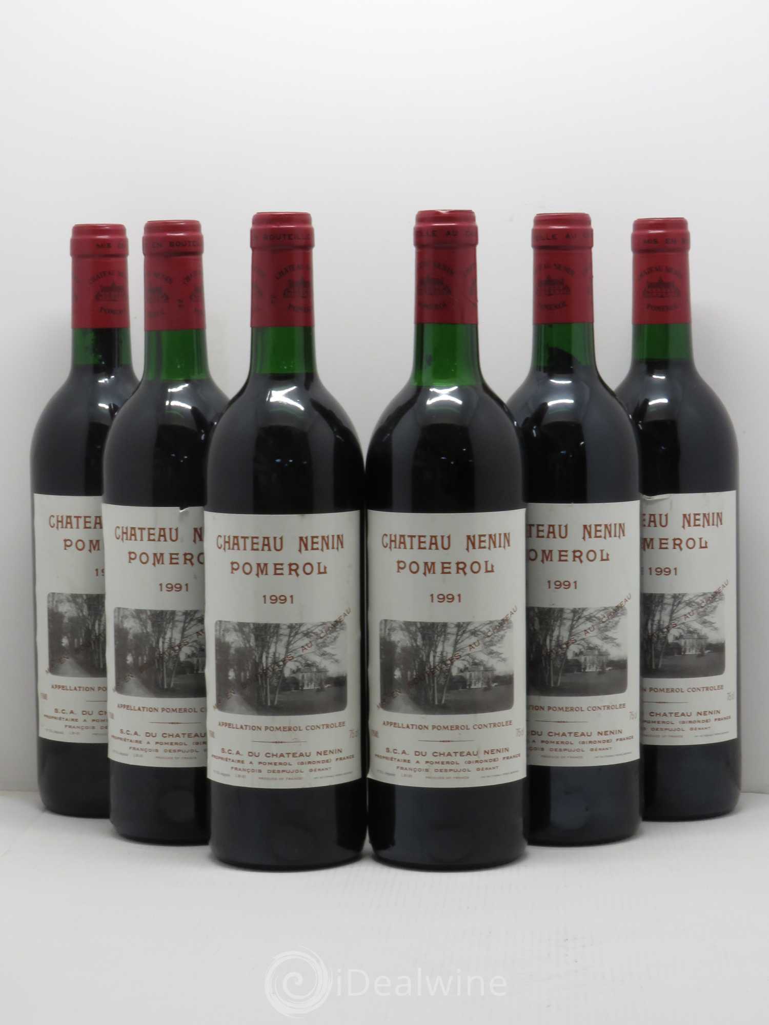 Château Nenin 1991 - Lot de 6 bouteilles - 0