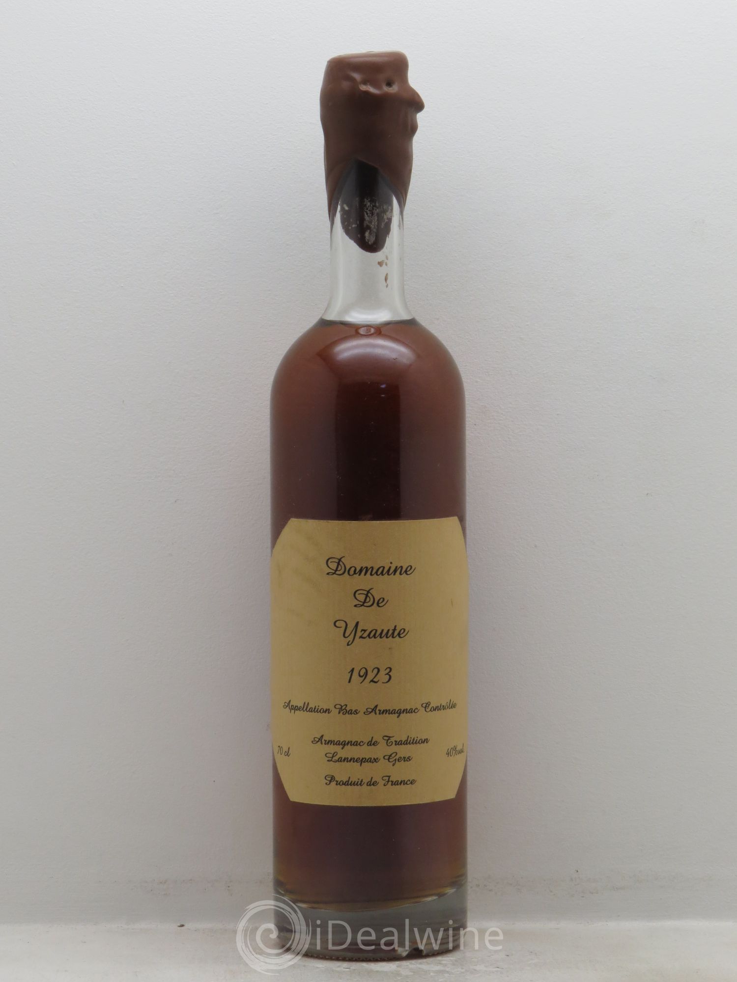 Bas-Armagnac Yzaute (70cl 40°) 1923 - Posten von 1 Flasche - 0