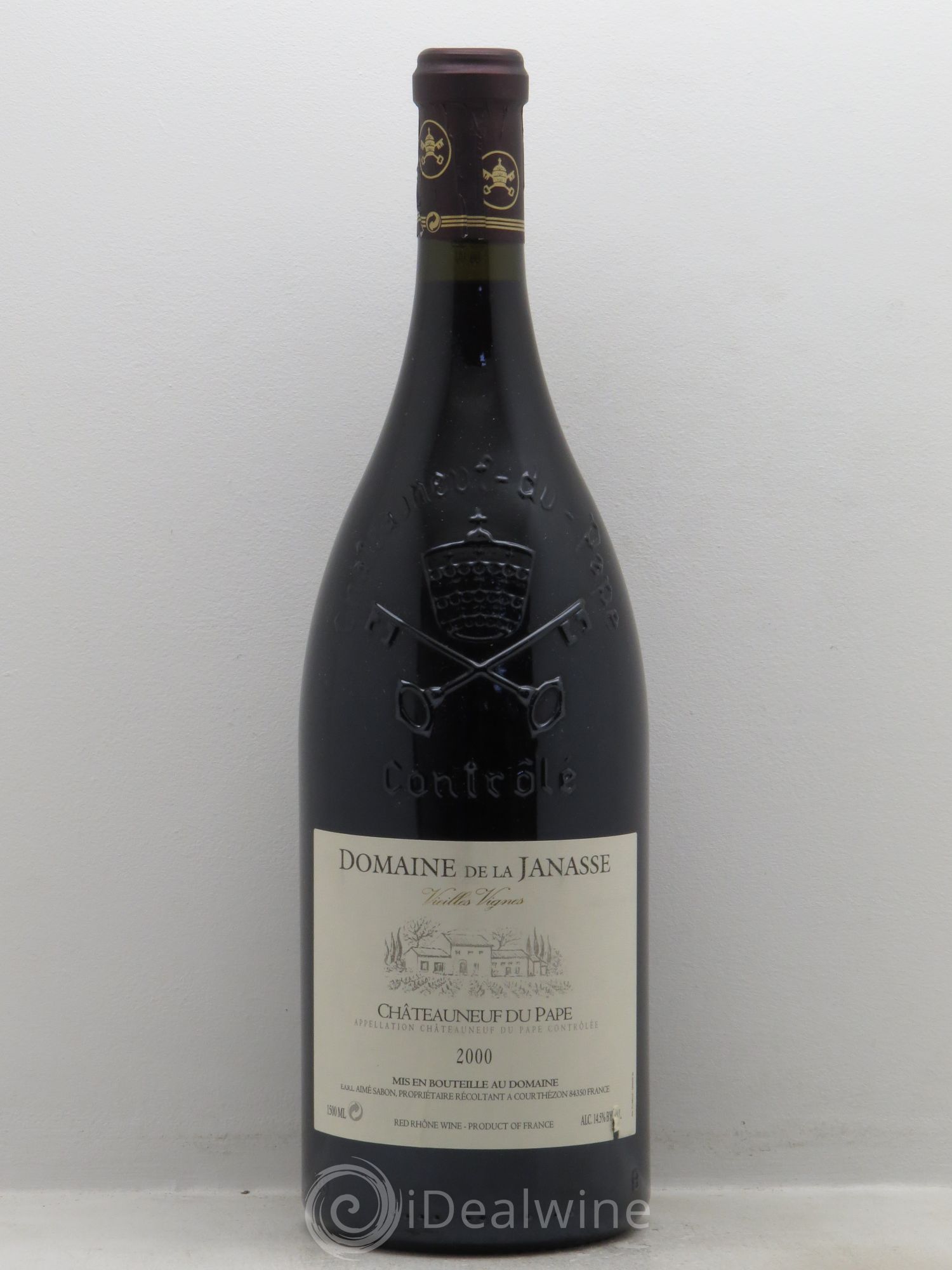 Châteauneuf-du-Pape Cuvée Vieilles Vignes La Janasse (Domaine de) 2000 - Lot de 1 magnum - 0