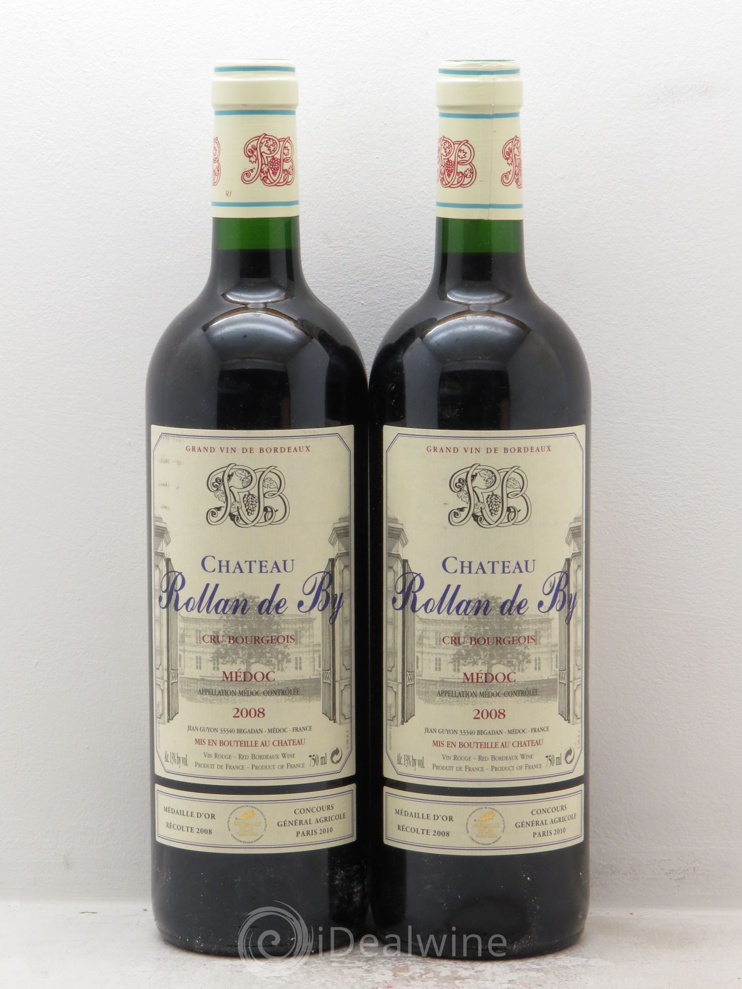 Château Rollan de By Cru Bourgeois 2008 - Lot de 2 bouteilles - 0