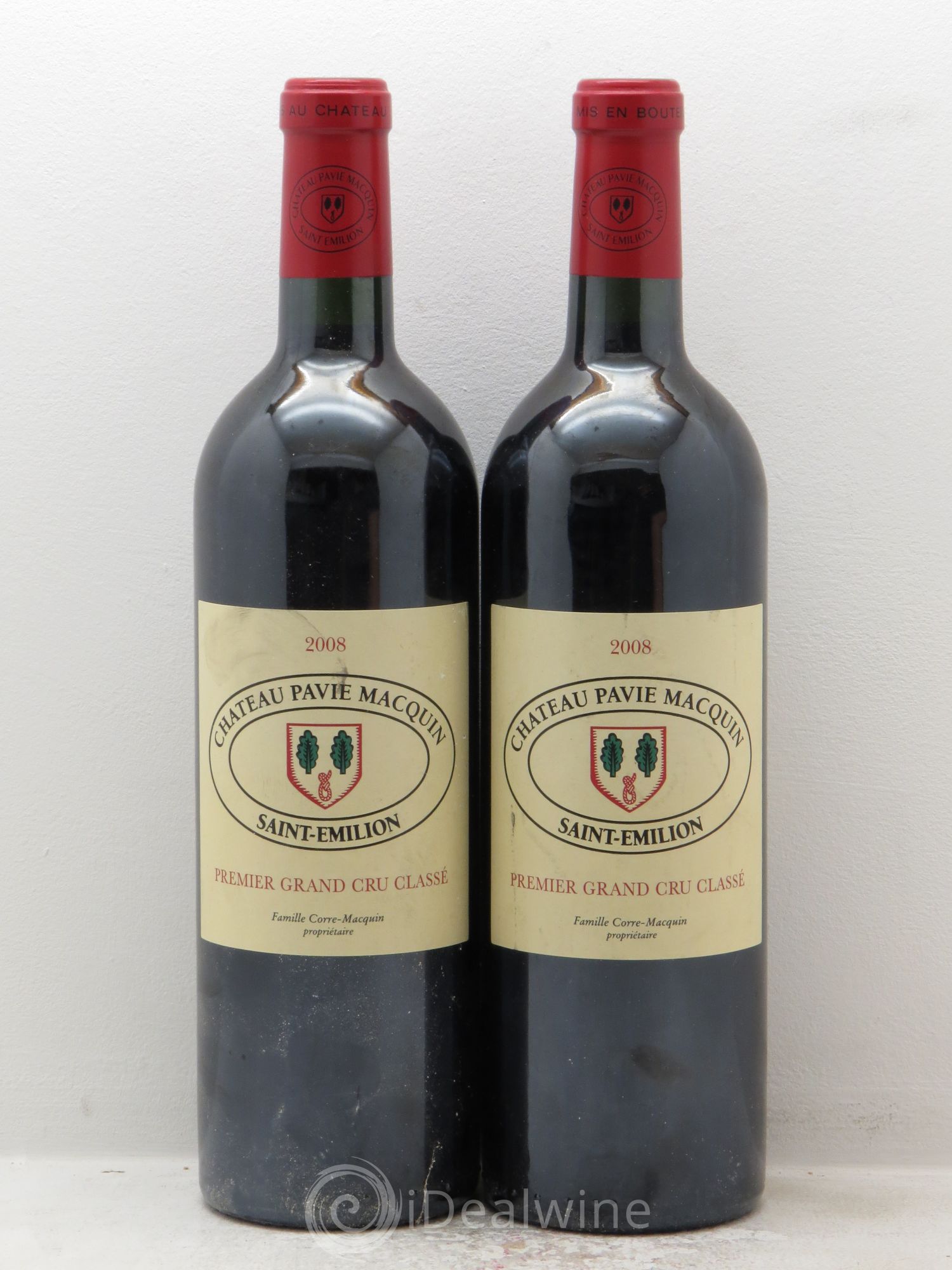 Château Pavie Macquin 1er Grand Cru Classé B 2008 - Lot de 2 bouteilles - 0