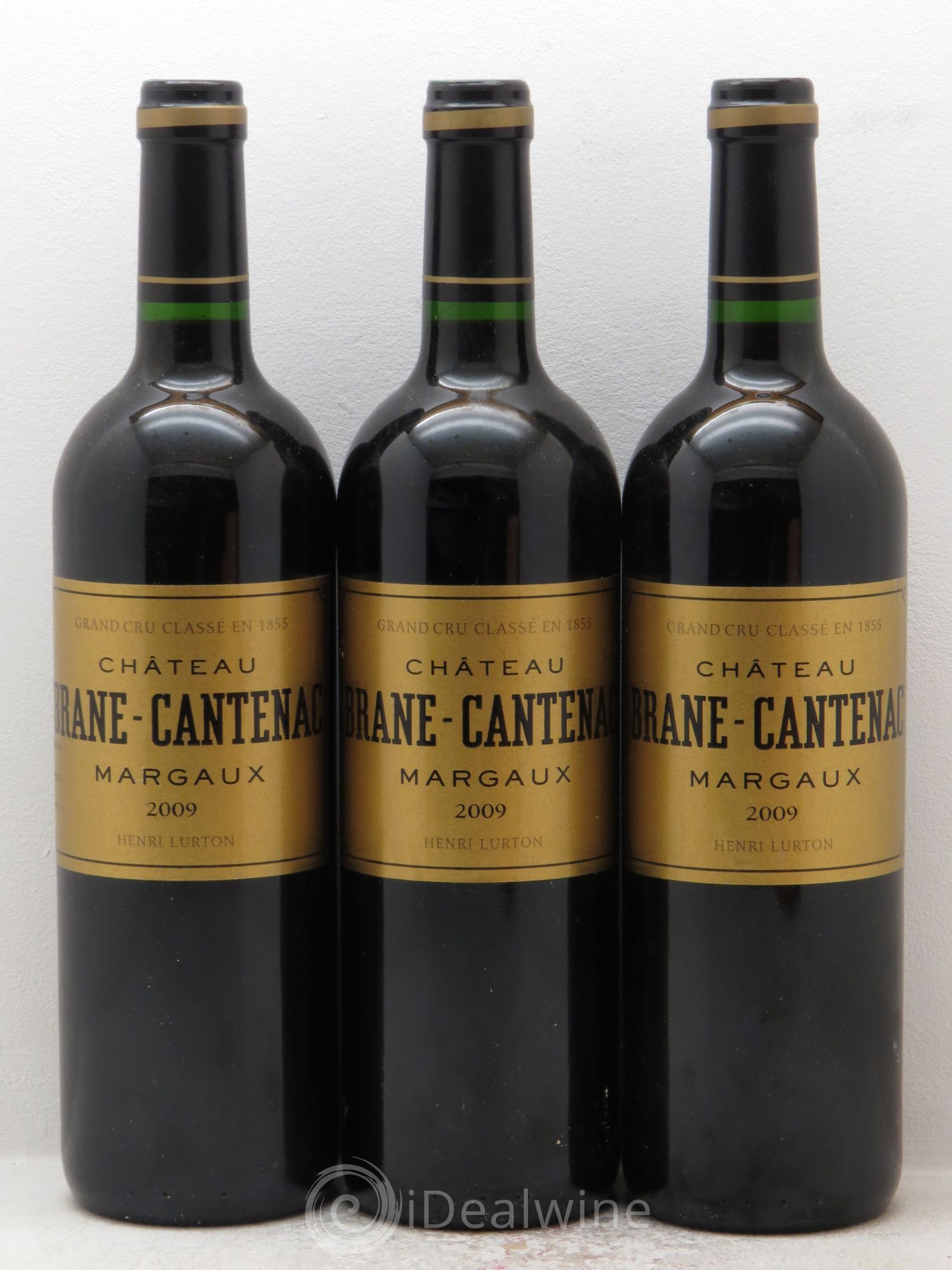 Château Brane Cantenac 2ème Grand Cru Classé 2009 - Lot de 3 bouteilles - 0