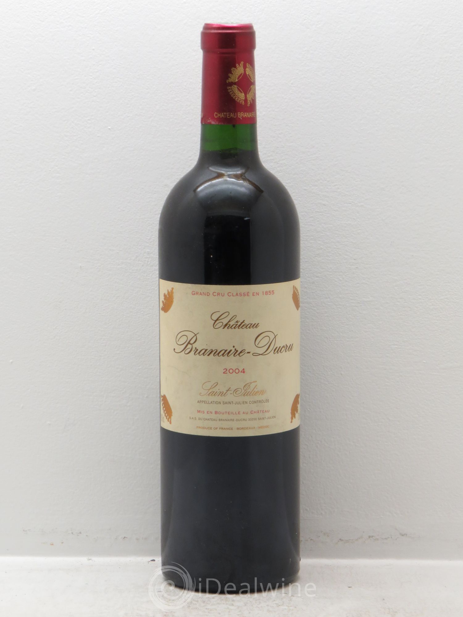 Château Branaire Ducru 4ème Grand Cru Classé 2004 - Lotto di 1 bottiglia - 0