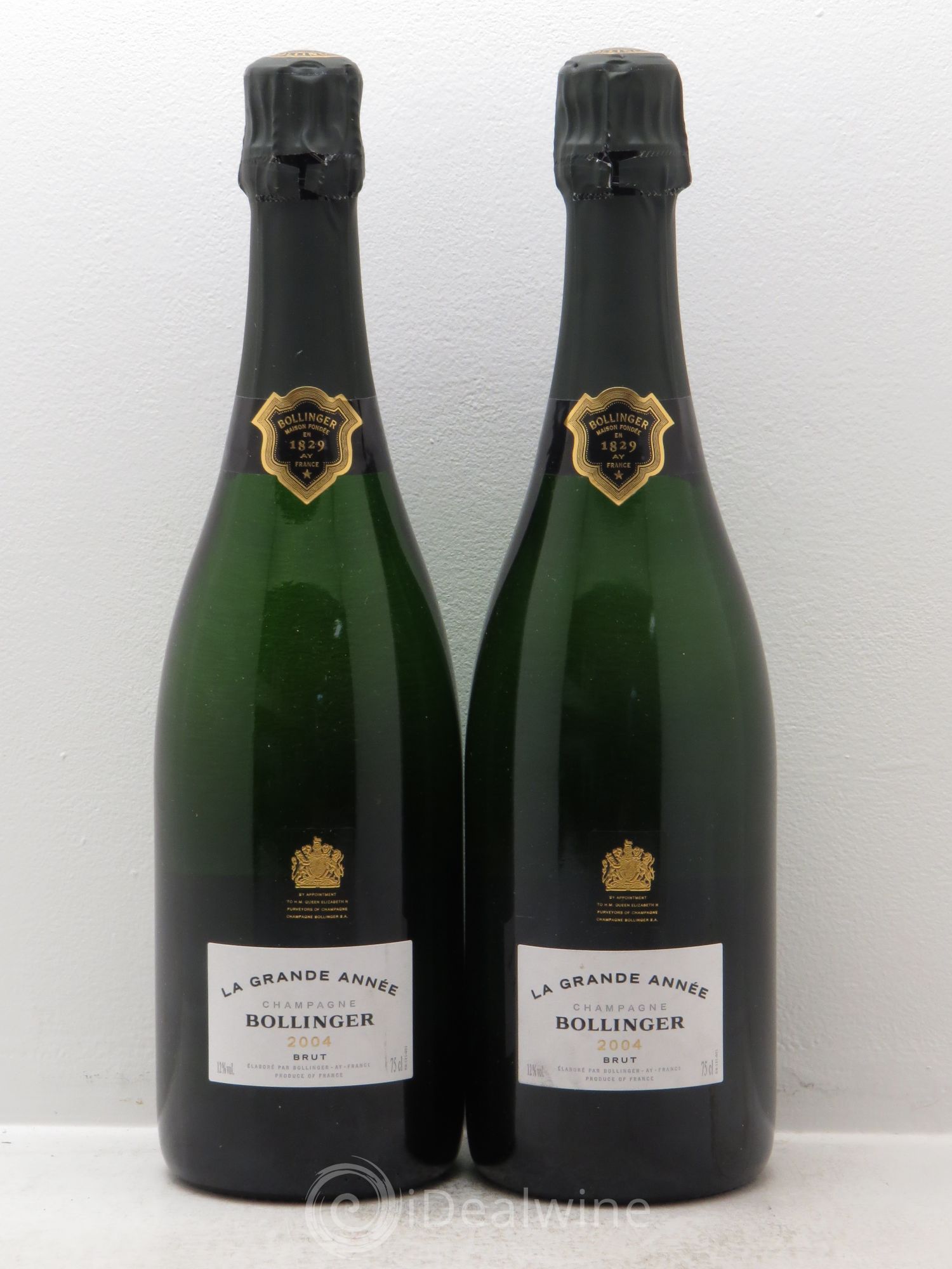 La Grande Année Brut Bollinger 2004 - Lot de 2 bouteilles - 0