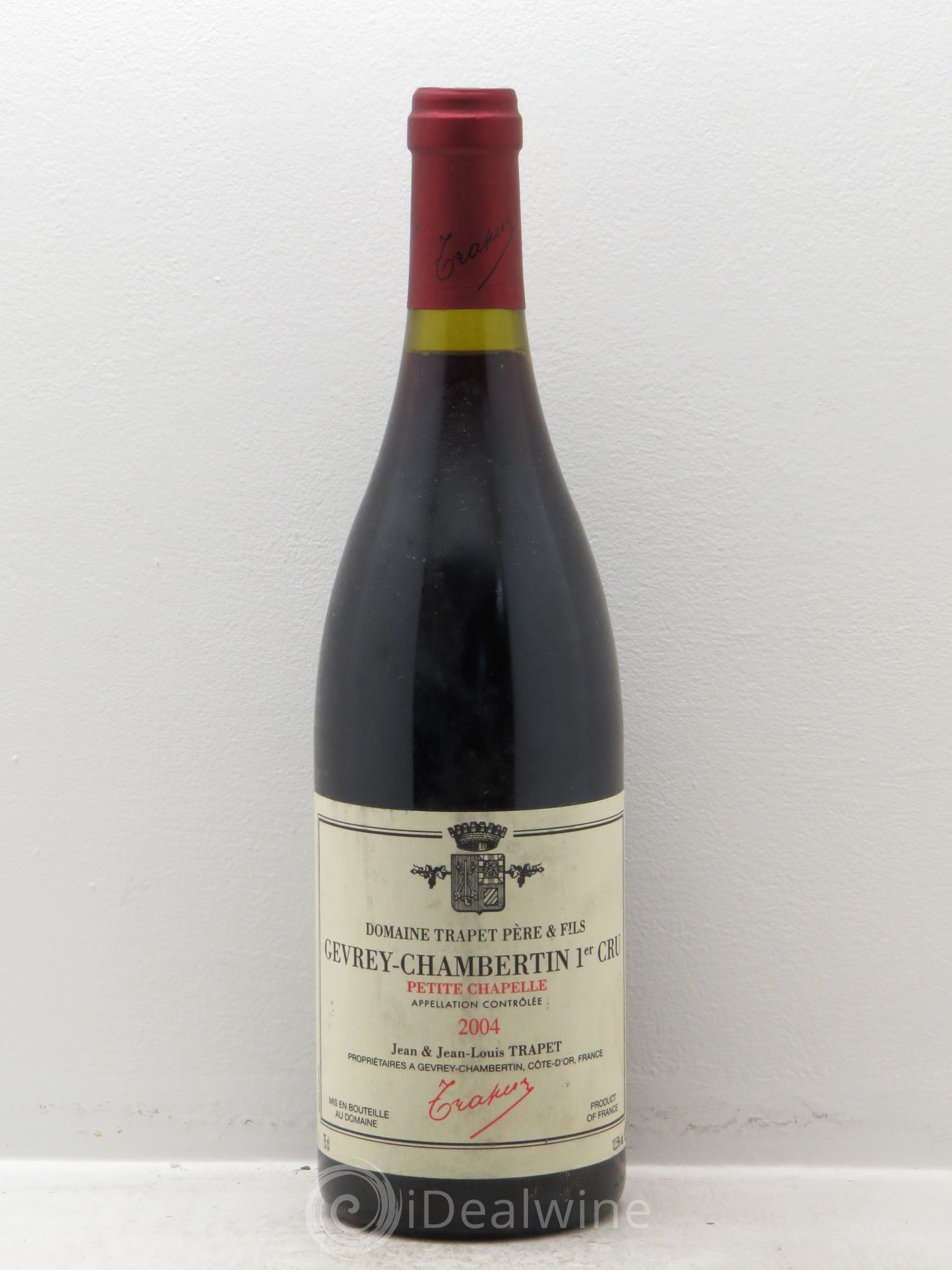 Gevrey-Chambertin 1er Cru Petite Chapelle Domaine Trapet 2004 - Lot de 1 bouteille - 0