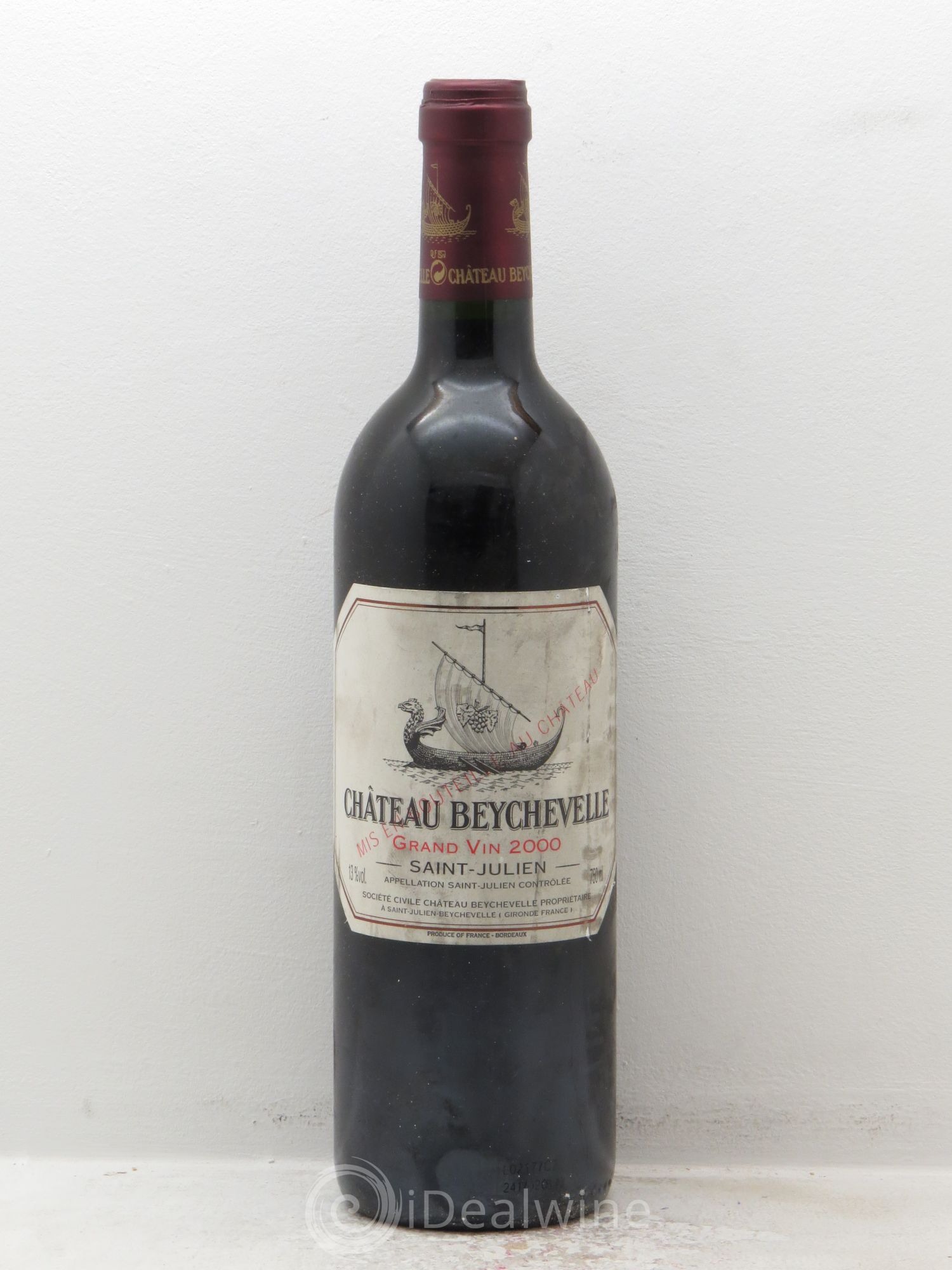 Château Beychevelle 4ème Grand Cru Classé 2000 - Lot de 1 bouteille - 0