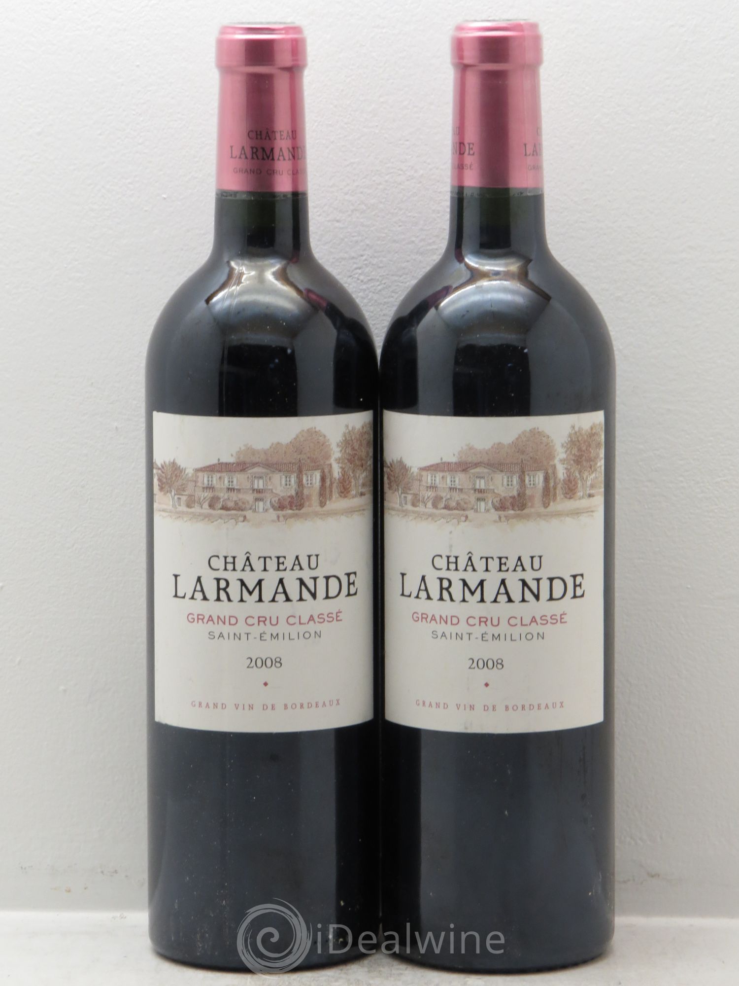 Château Larmande Grand Cru Classé 2008 - Lot de 2 bouteilles - 0
