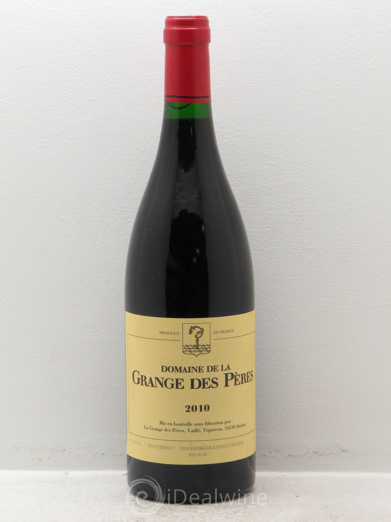 Pays d'Hérault Grange des Pères Laurent Vaillé 2010 - Lot de 1 bouteille - 0