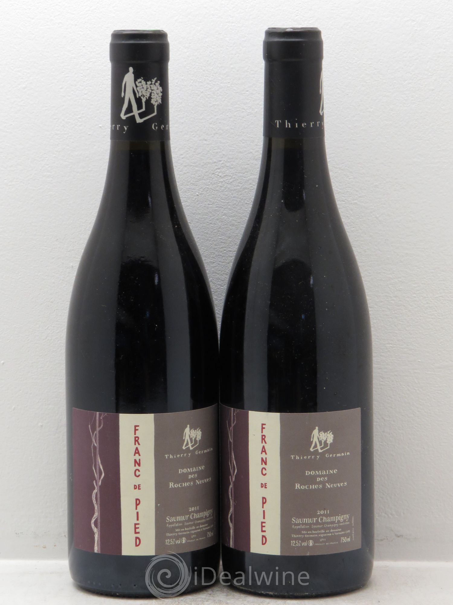Saumur-Champigny Franc de pied Domaine des Roches Neuves - Thierry Germain 2011 - Lot de 2 bouteilles - 0