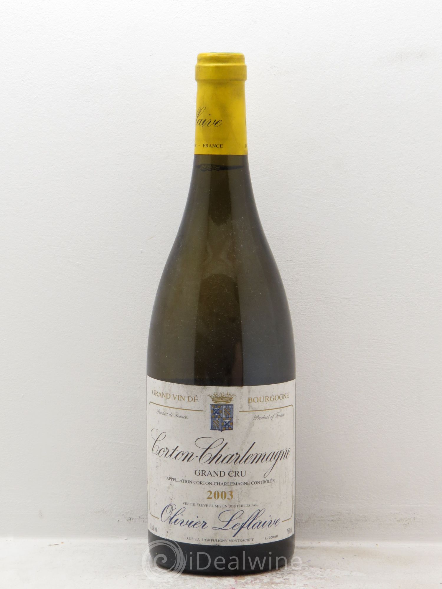 Corton-Charlemagne Grand Cru 2003 - Lot de 1 bouteille - 0