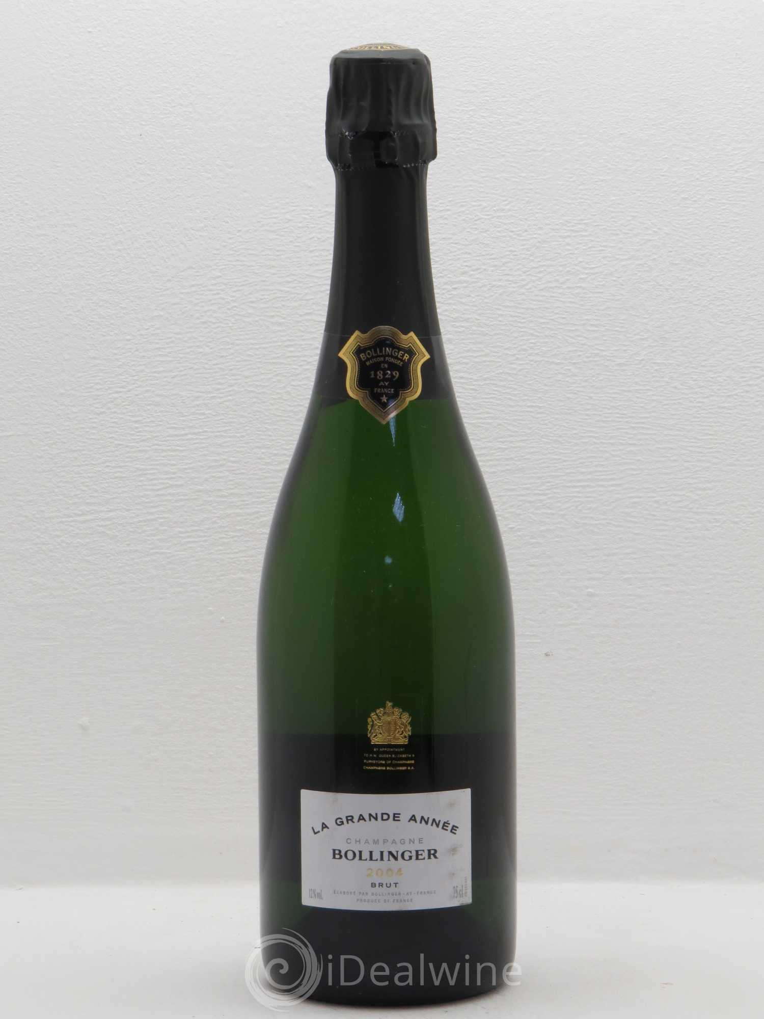 La Grande Année Brut Bollinger 2004 - Lot de 1 bouteille - 0