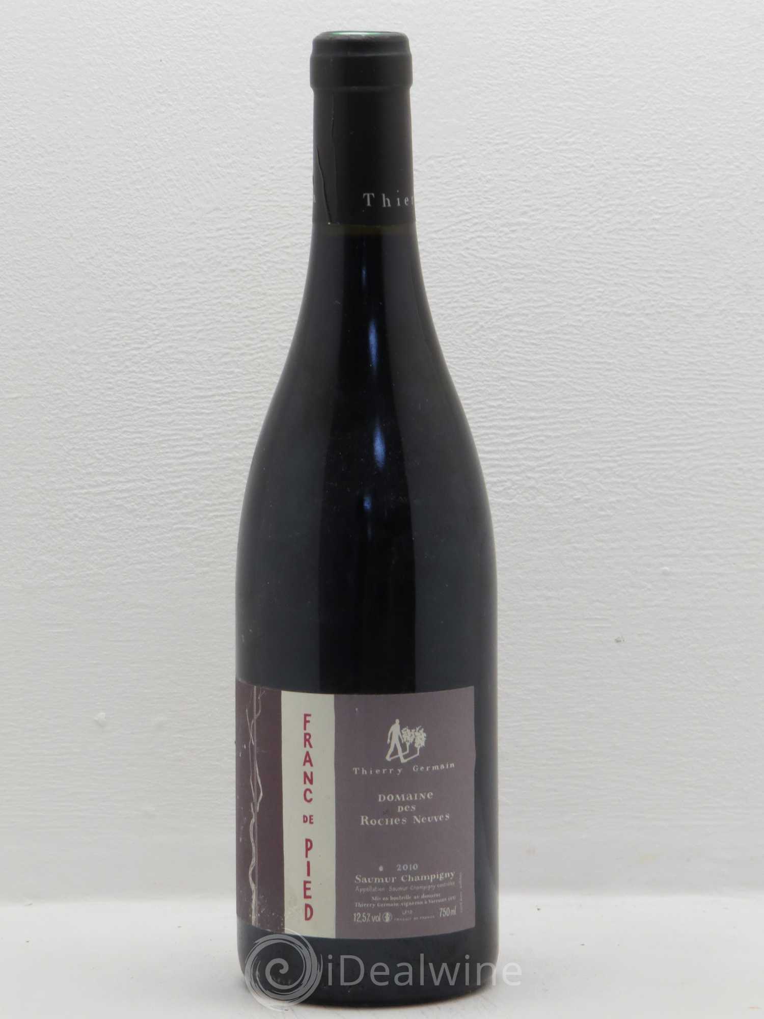 Saumur-Champigny Franc de pied Domaine des Roches Neuves - Thierry Germain 2010 - Lot de 1 bouteille - 0