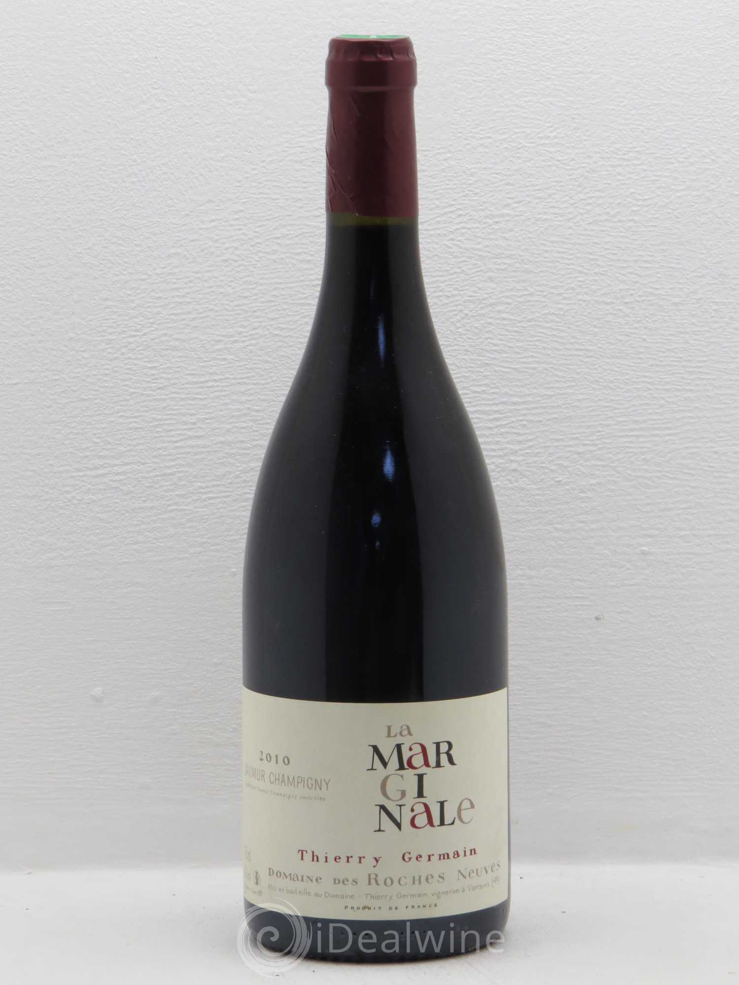 Saumur-Champigny La Marginale Domaine des Roches Neuves - Thierry Germain 2010 - Lot de 1 bouteille - 0