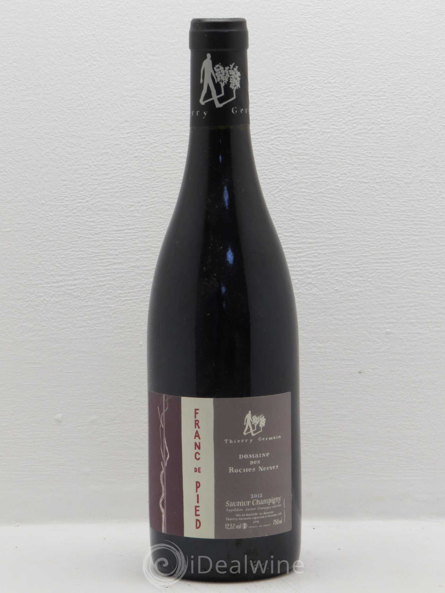 Saumur-Champigny Franc de pied Domaine des Roches Neuves - Thierry Germain 2012 - Lot de 1 bouteille - 0