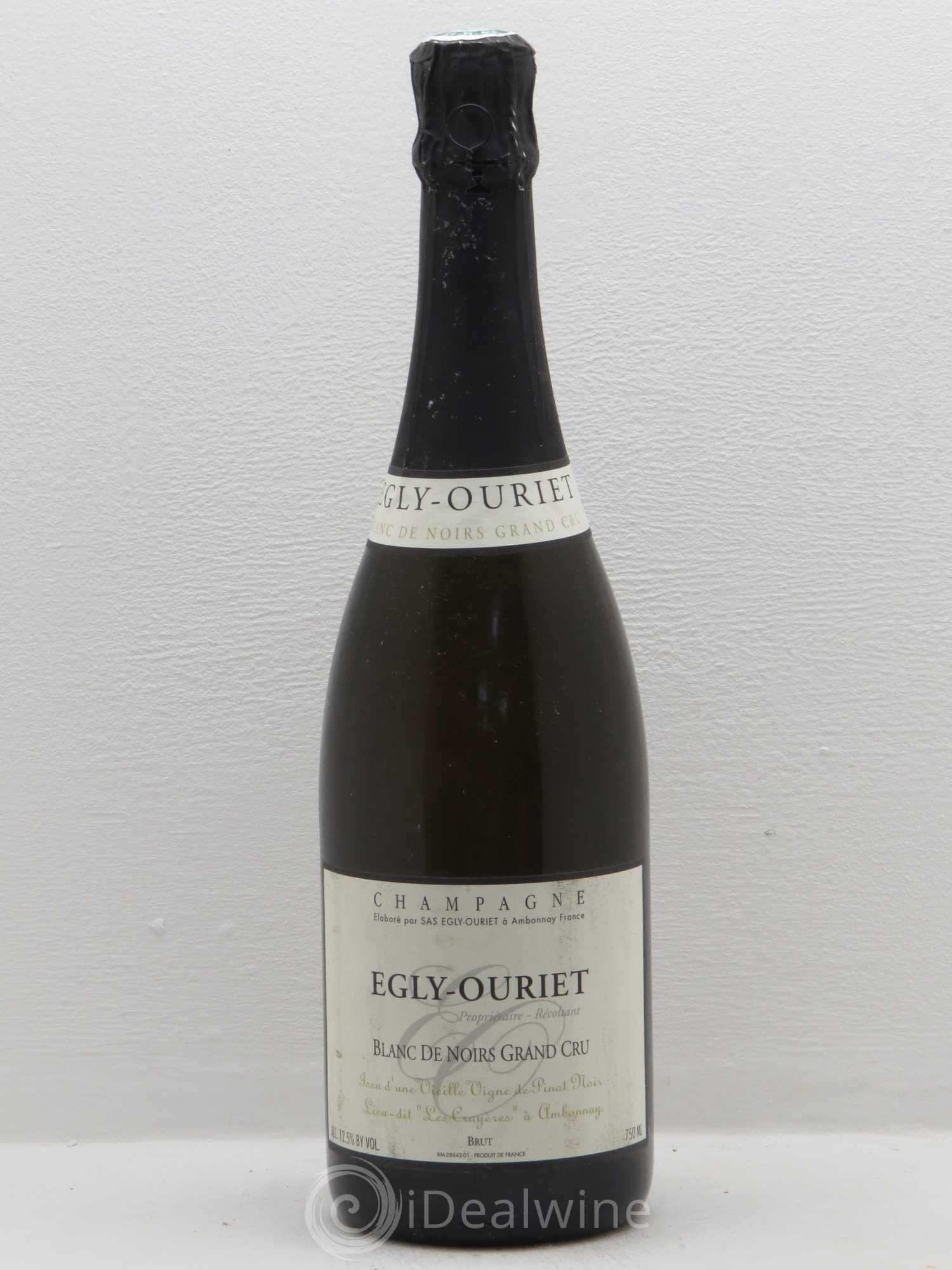 Grand Cru Brut Egly-Ouriet Blanc de noirs - Lot de 1 bouteille - 0
