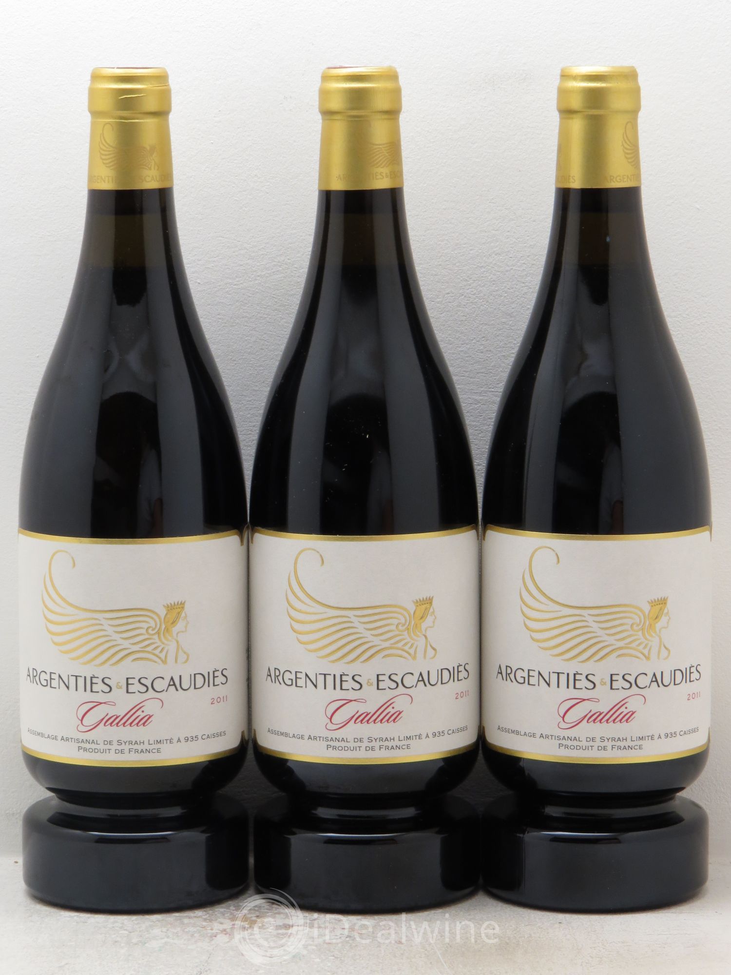 Languedoc Argentiès Gallia 2011 - Posten von 3 Flaschen - 0