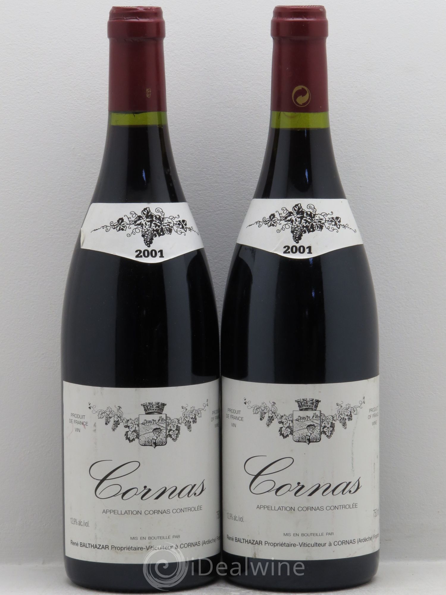 Cornas Balthazar 2001 - Lot de 2 bouteilles - 0