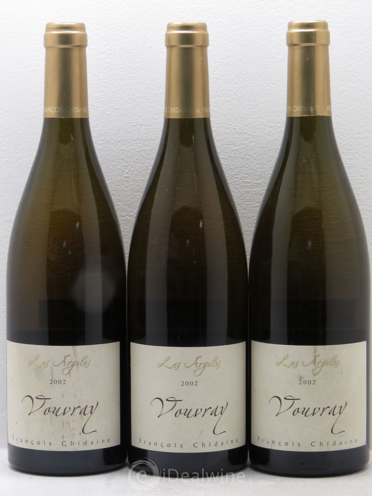 Vouvray Les Argiles François Chidaine 2002 - Posten von 3 Flaschen - 0