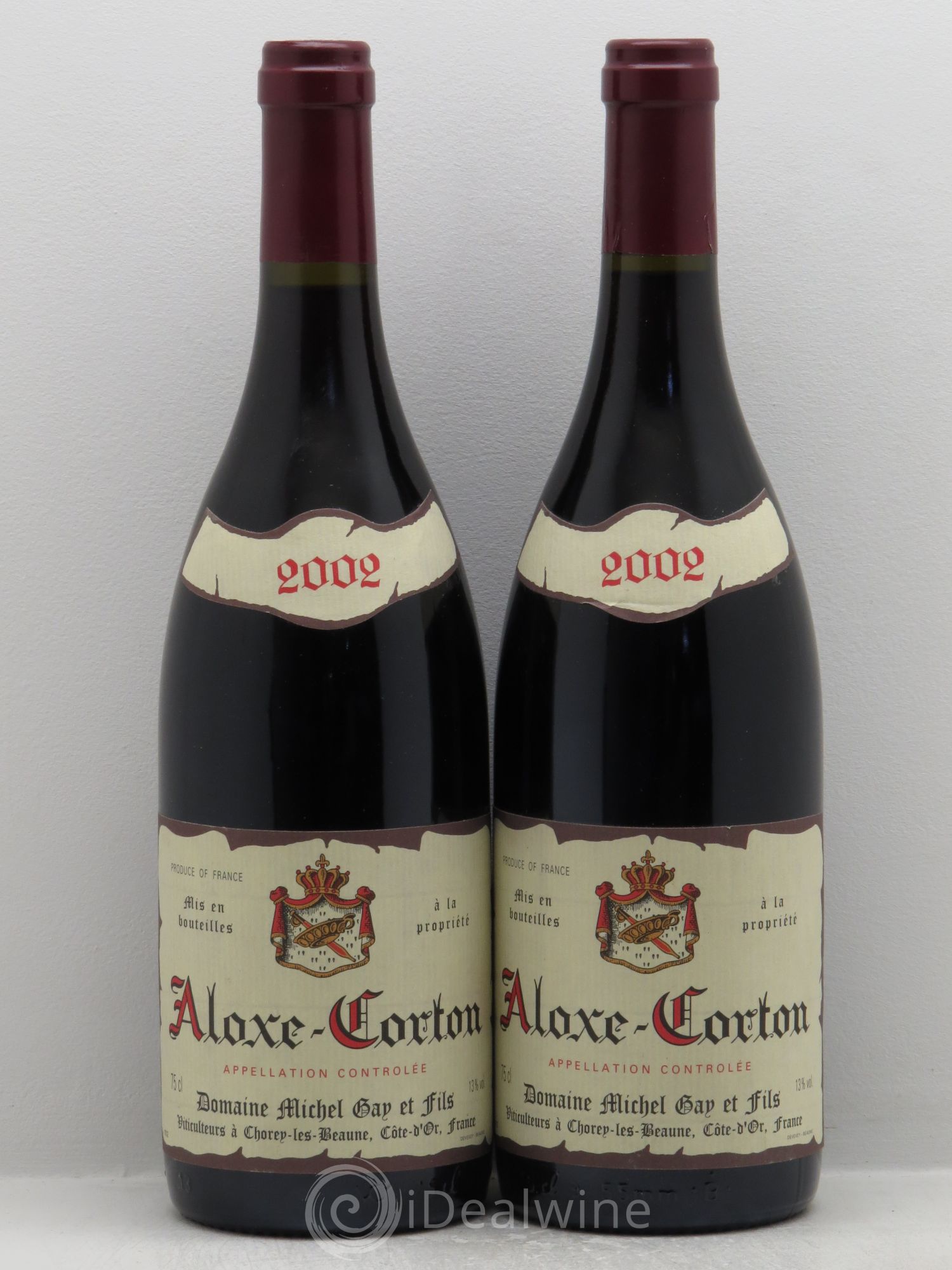 Aloxe-Corton Michel Gay 2002 - Lot de 2 bouteilles - 0