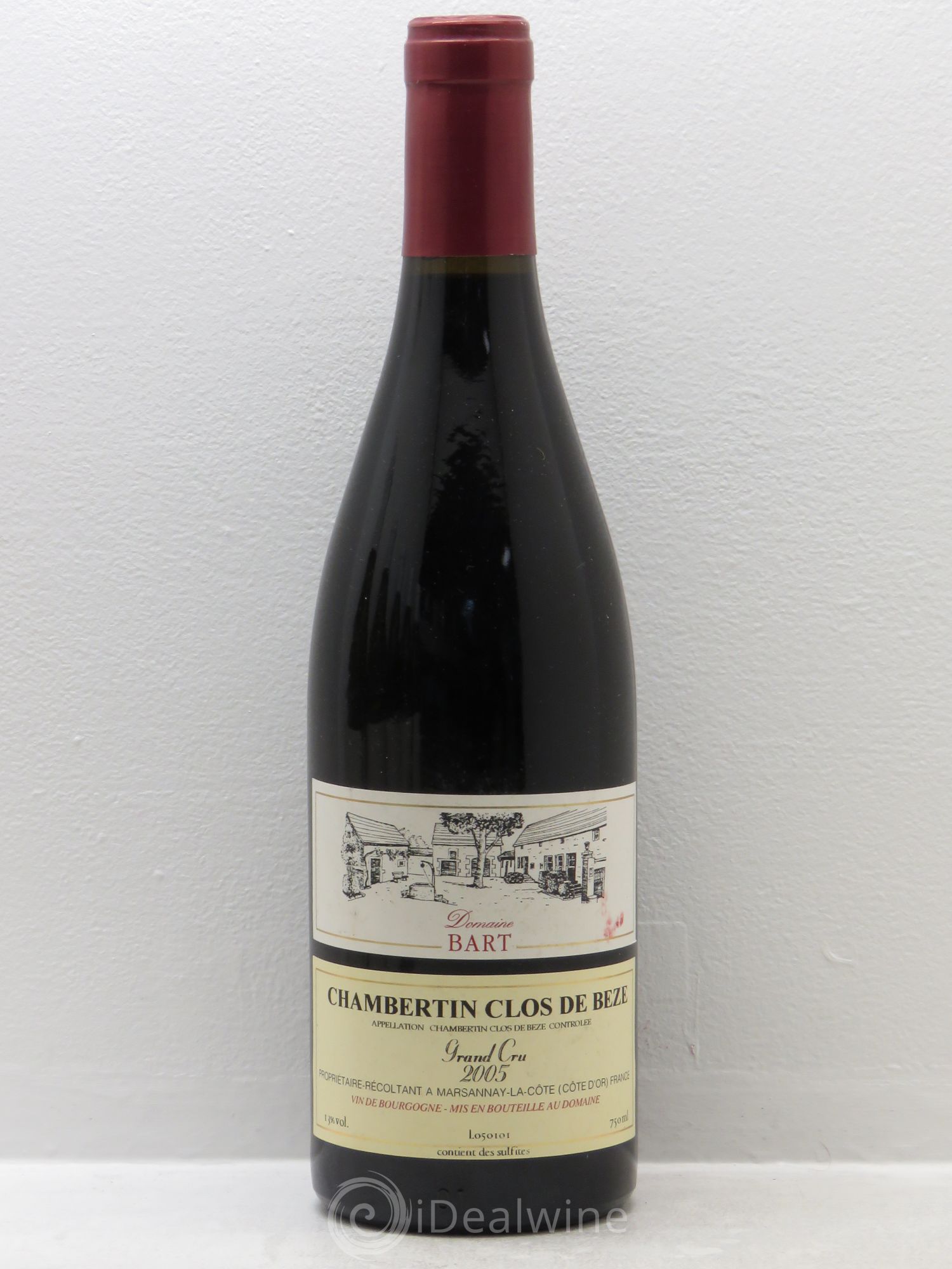 Chambertin Clos de Bèze Grand Cru Domaine Bart 2005 - Posten von 1 Flasche - 0