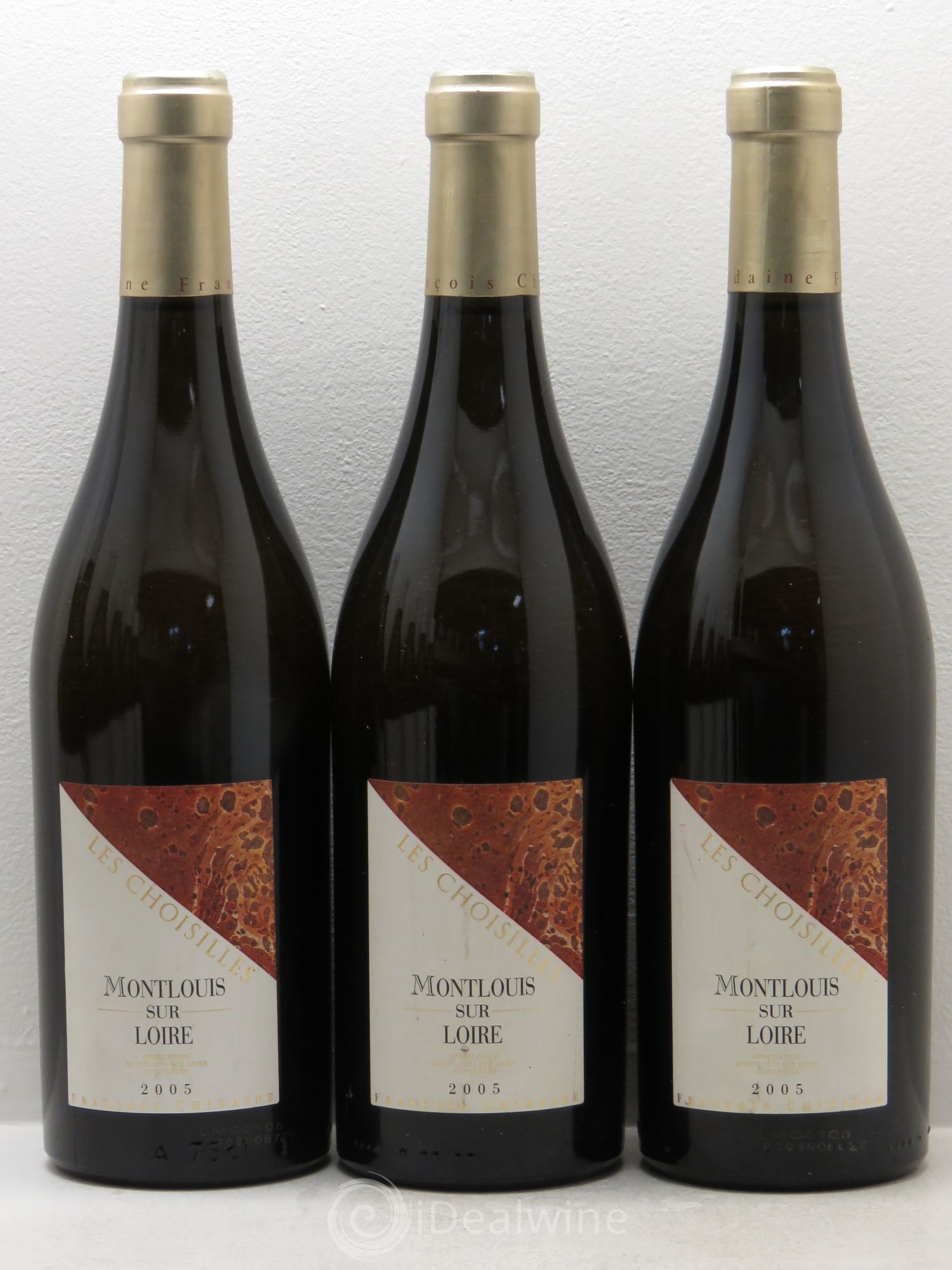 Montlouis-sur-Loire Les Choisilles François Chidaine 2005 - Lot de 3 bouteilles - 0