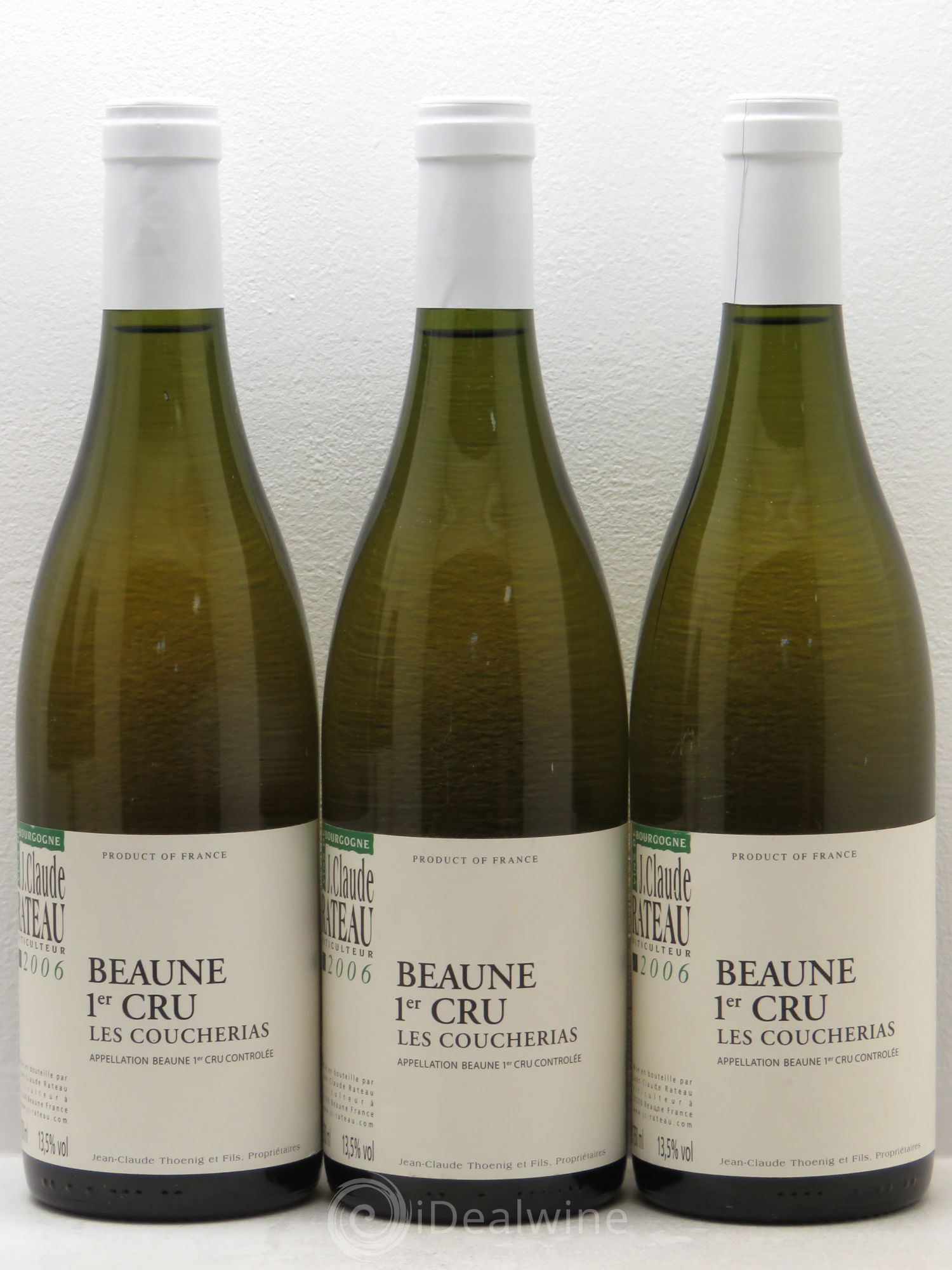 Beaune 1er Cru Rateau 2006 - Lot de 3 bouteilles - 0