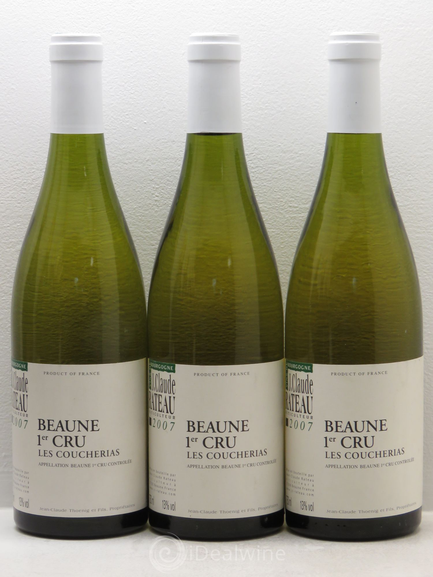 Beaune 1er Cru Rateau 2007 - Lot de 3 bouteilles - 0