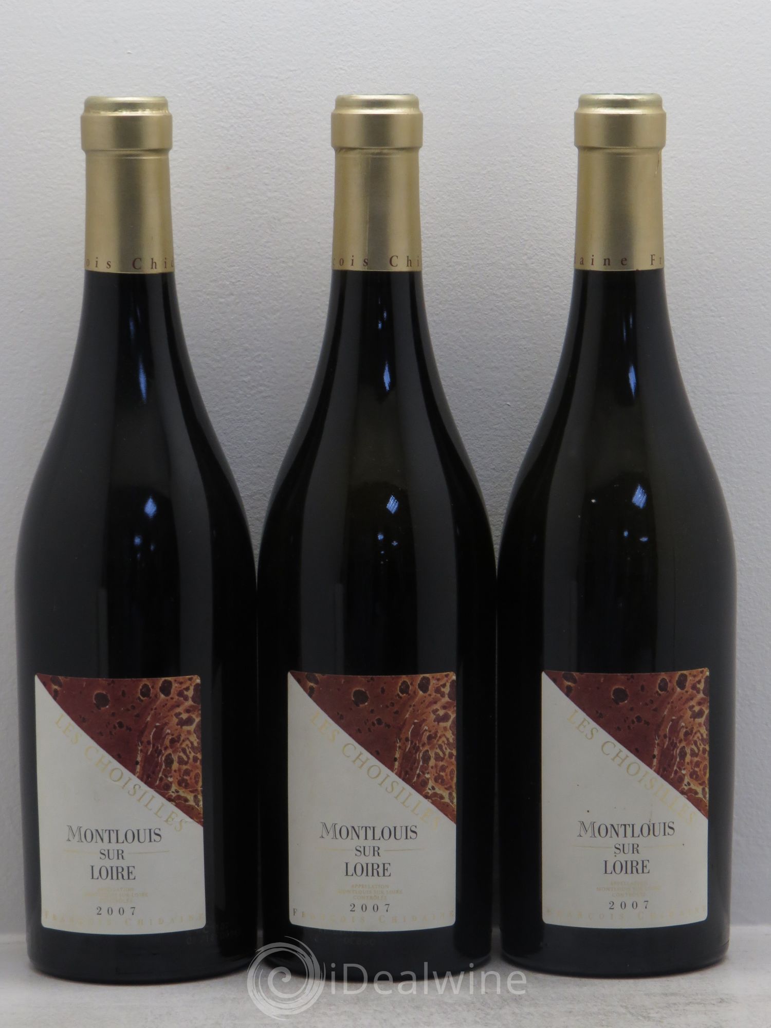Montlouis-sur-Loire Les Choisilles François Chidaine 2007 - Lot de 3 bouteilles - 0
