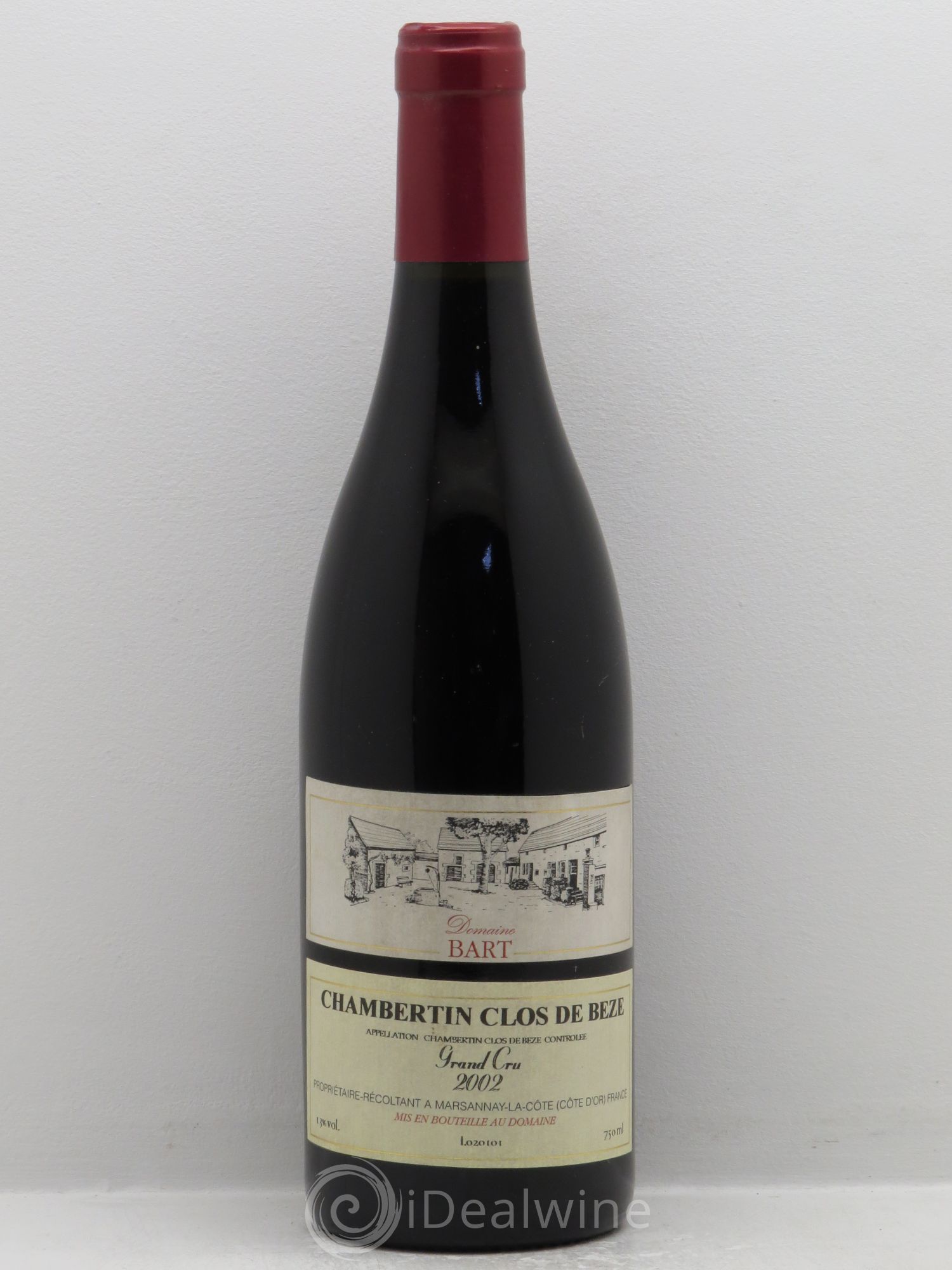 Chambertin Clos de Bèze Grand Cru Bart 2002 - Lot de 1 bouteille - 0