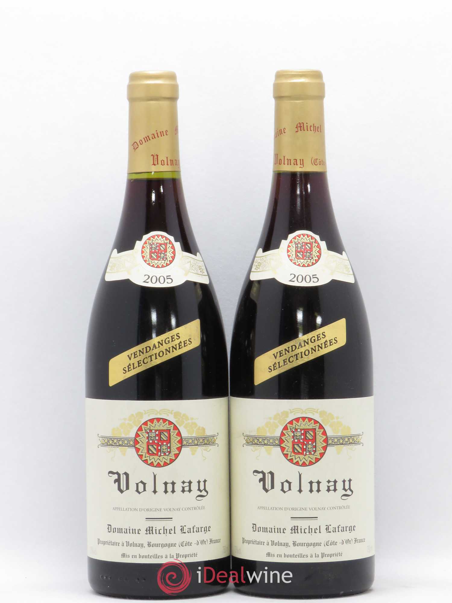 Volnay Vendanges sélectionnées Lafarge (Domaine) 2005 - Lot de 2 bouteilles - 0