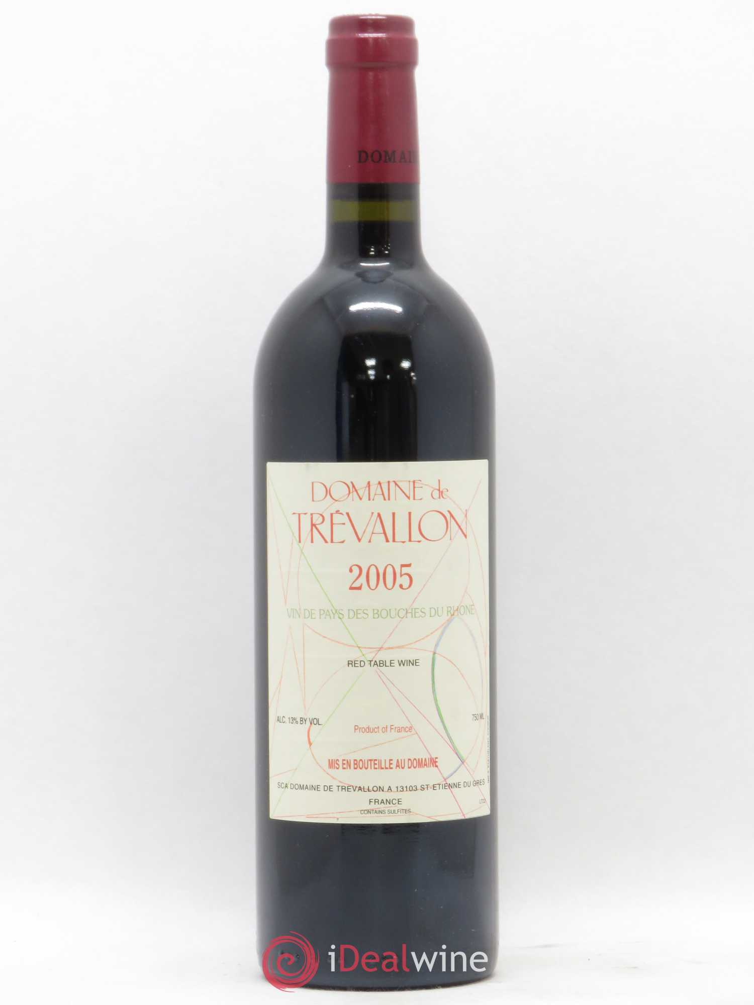 VDP Bouches du Rhône Trévallon (Domaine de) Eloi Dürrbach 2005 - Lot de 1 bouteille - 0