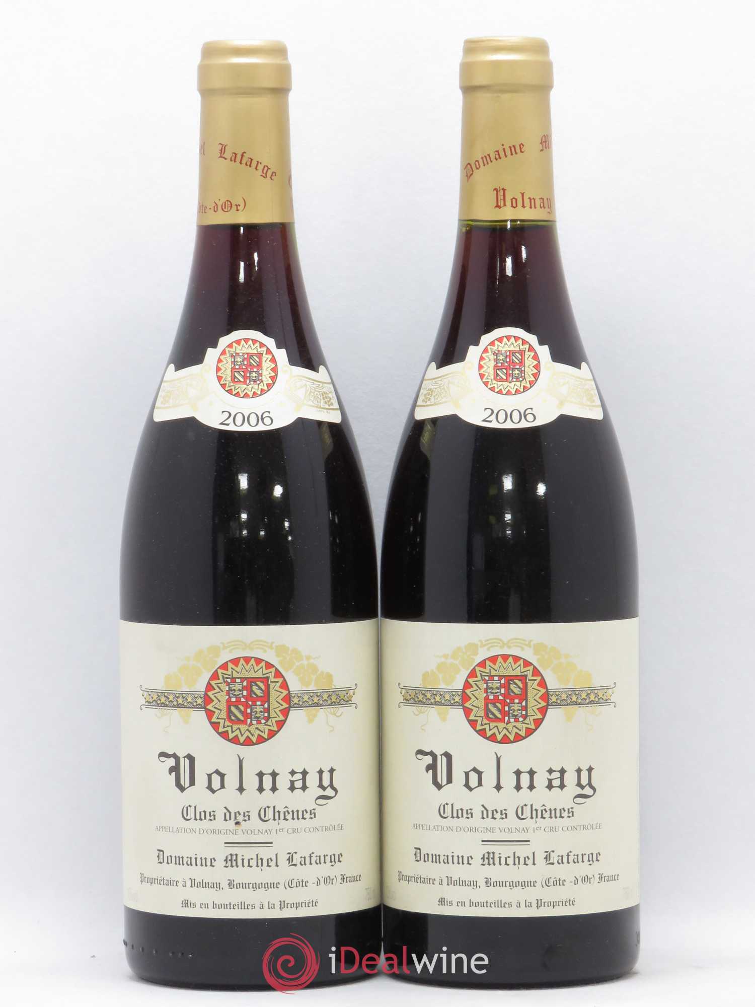Volnay 1er Cru Clos des Chênes Lafarge (Domaine) 2006 - Lot de 2 bouteilles - 0