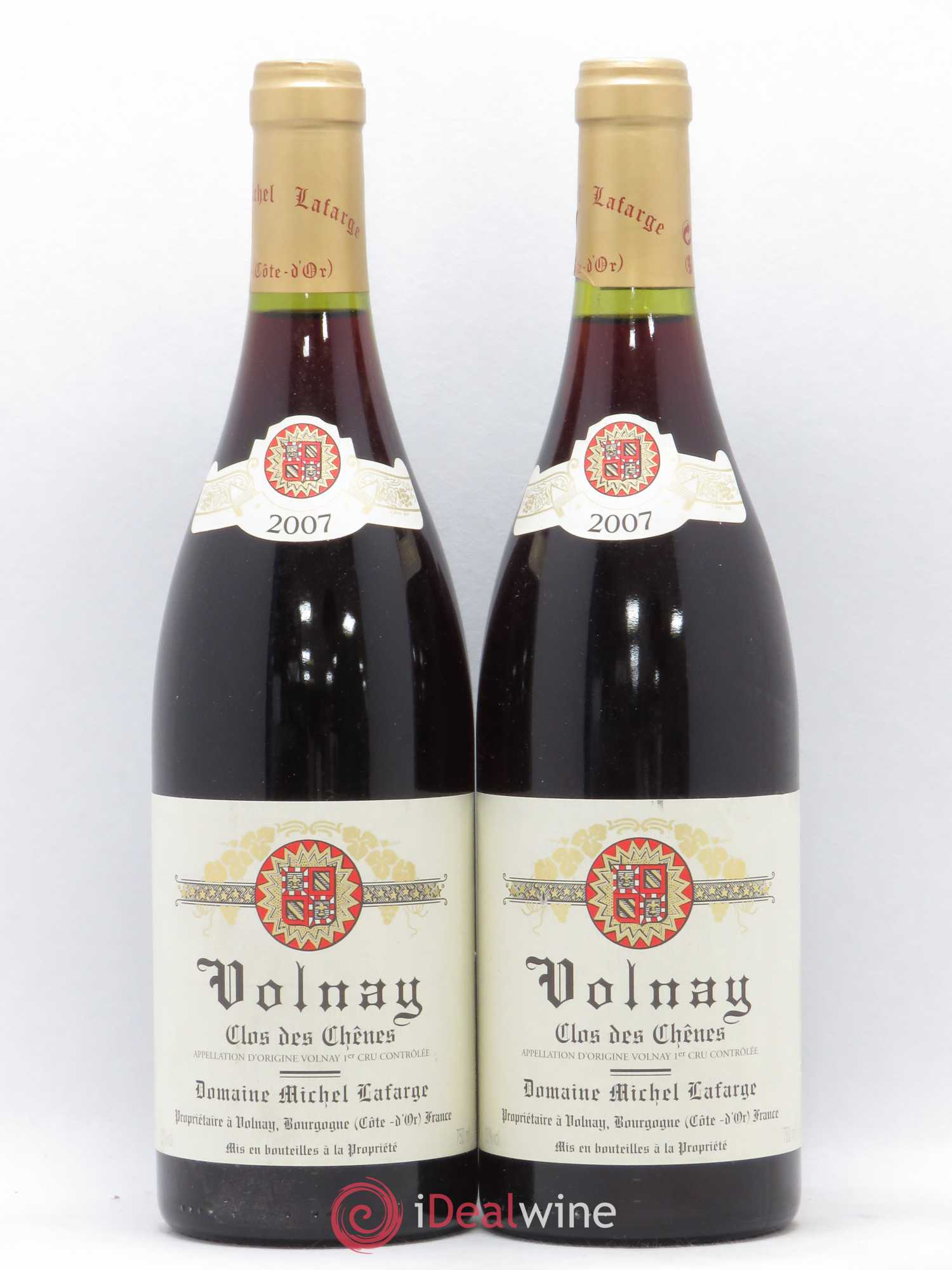 Volnay 1er Cru Clos des Chênes Lafarge (Domaine) 2007 - Lot de 2 bouteilles - 0