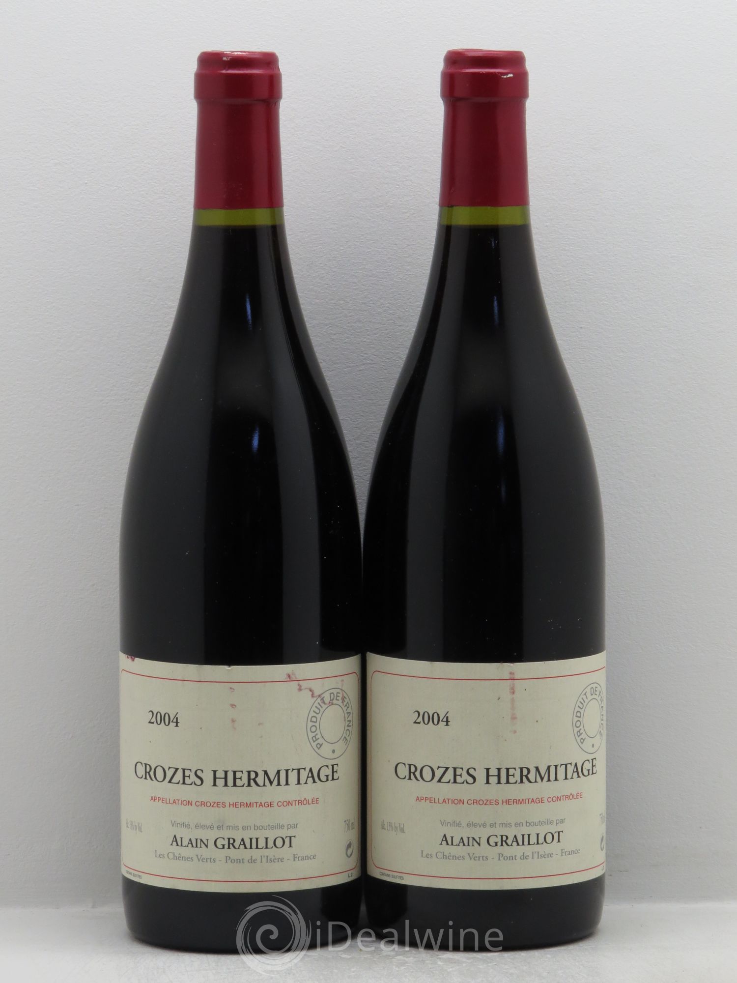 Crozes-Hermitage Domaine Graillot 2004 - Lot de 2 bouteilles - 0