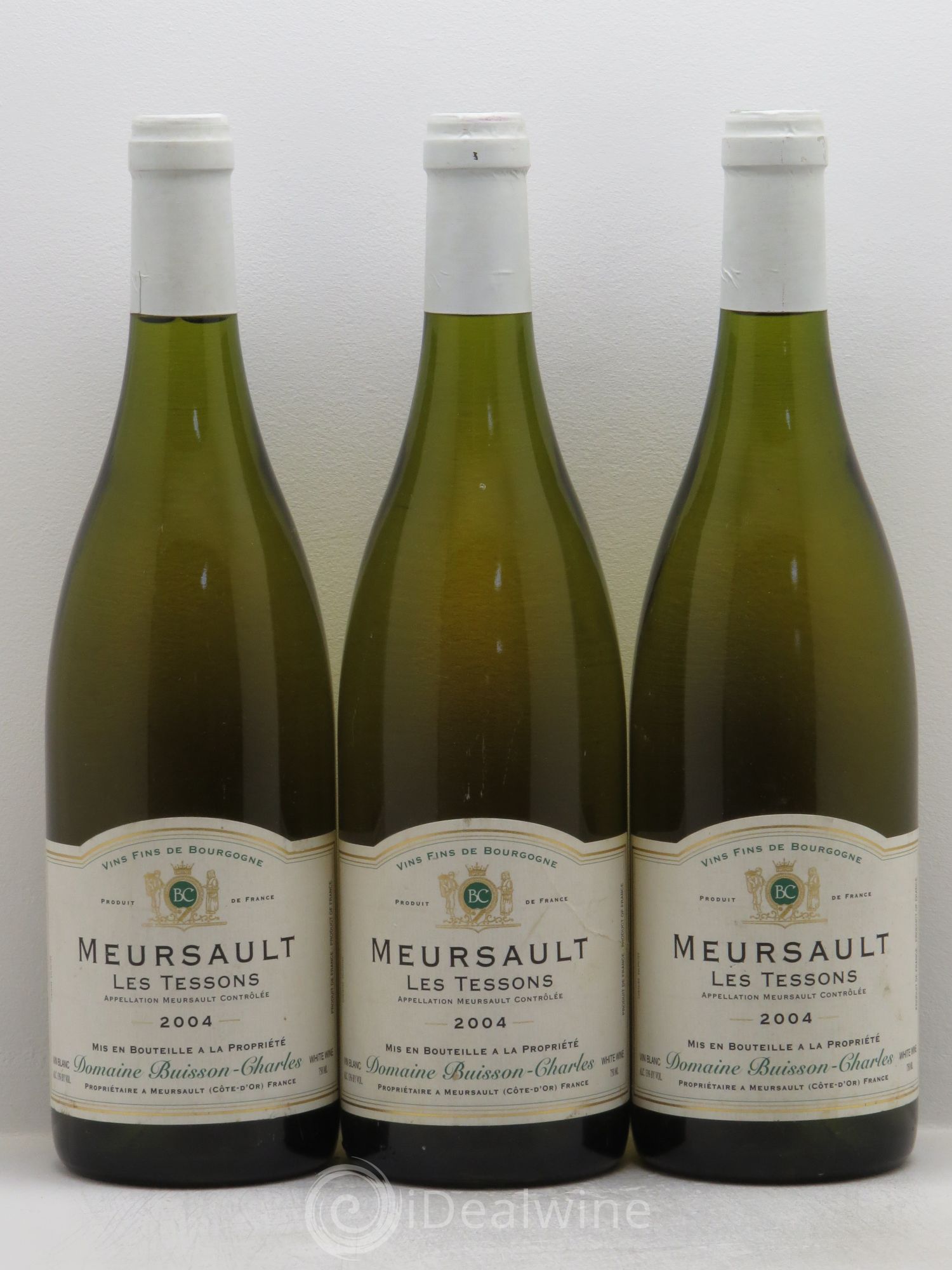 Meursault Les Tessons Buisson Charles 2004 - Posten von 3 Flaschen - 0