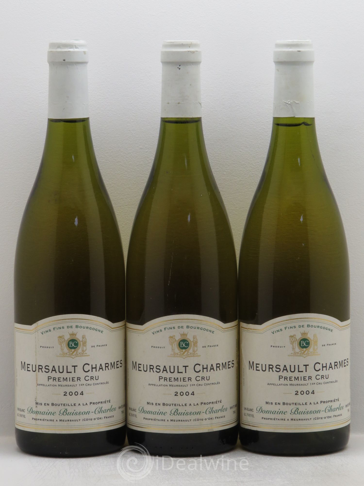 Meursault 1er Cru Buisson Charles 2004 - Lot de 3 bouteilles - 0