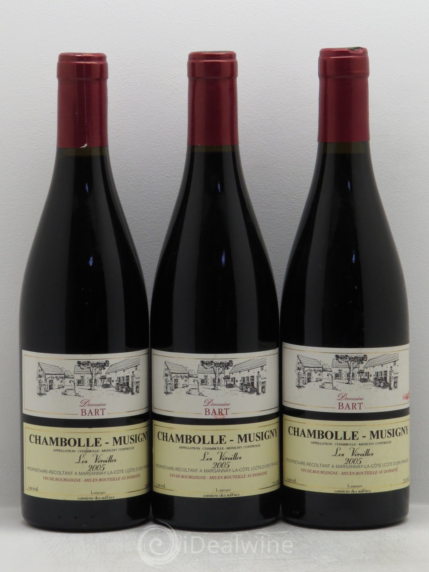 Chambolle-Musigny Les Véroilles Bart 2005 - Posten von 3 Flaschen - 0