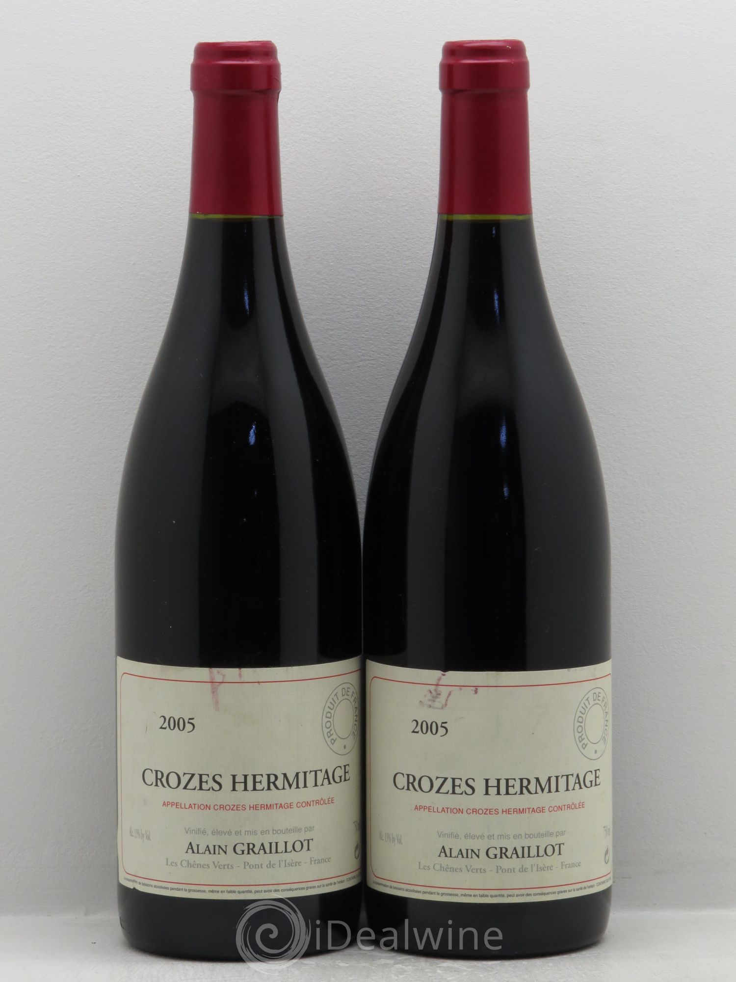 Crozes-Hermitage Domaine Graillot 2005 - Lot de 2 bouteilles - 0
