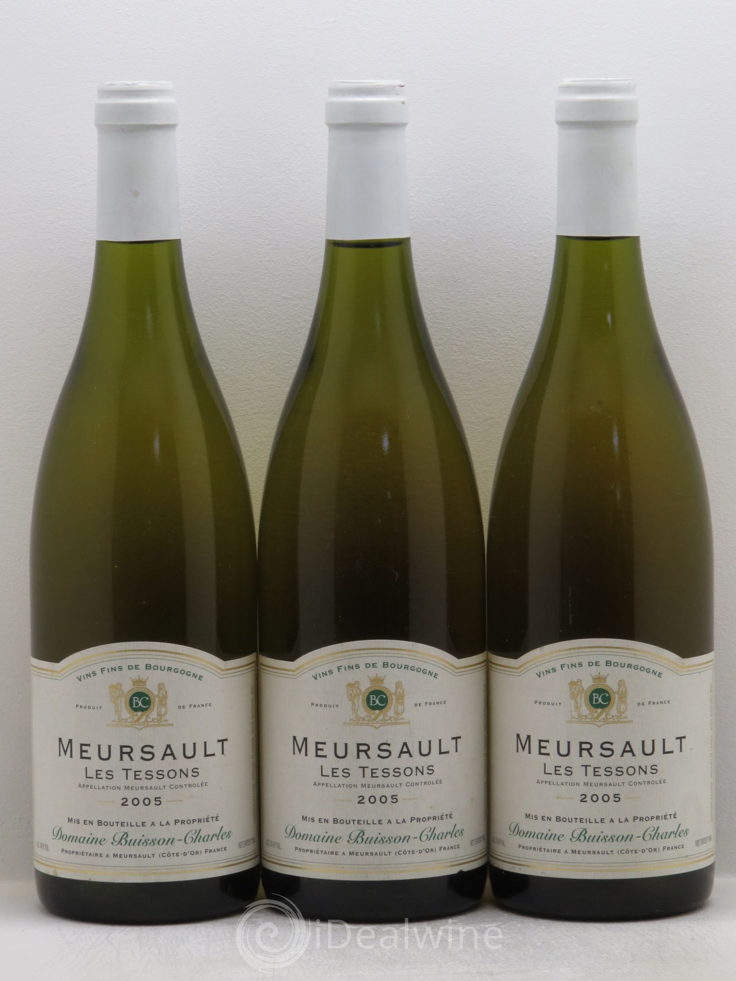Meursault Les Tessons Buisson Charles 2005 - Posten von 3 Flaschen - 0