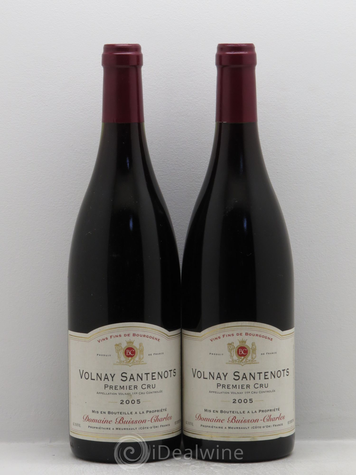 Volnay 1er Cru Buisson Charles 2005 - Posten von 2 Flaschen - 0